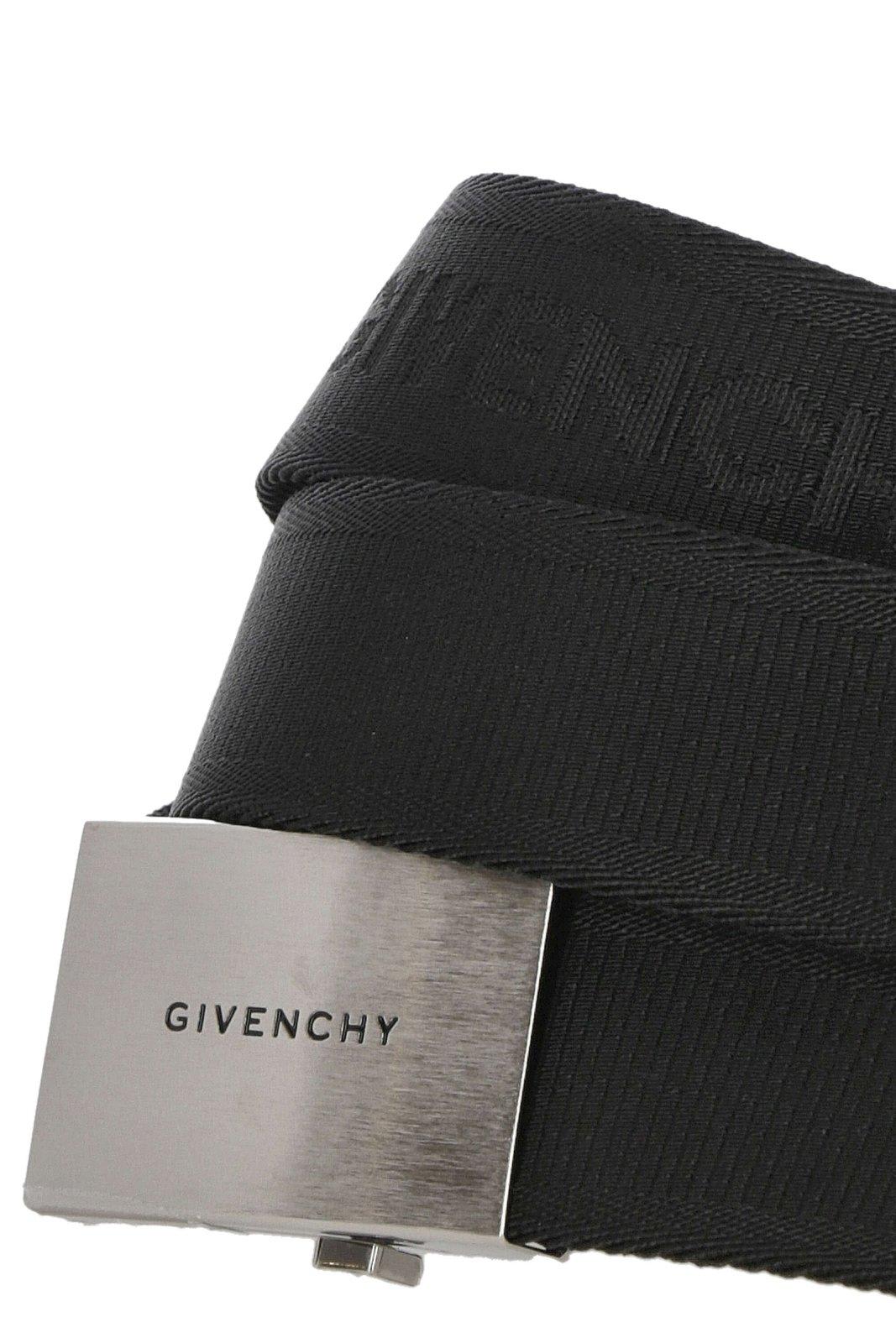 Shop Givenchy Logo Engraved Skate Belt