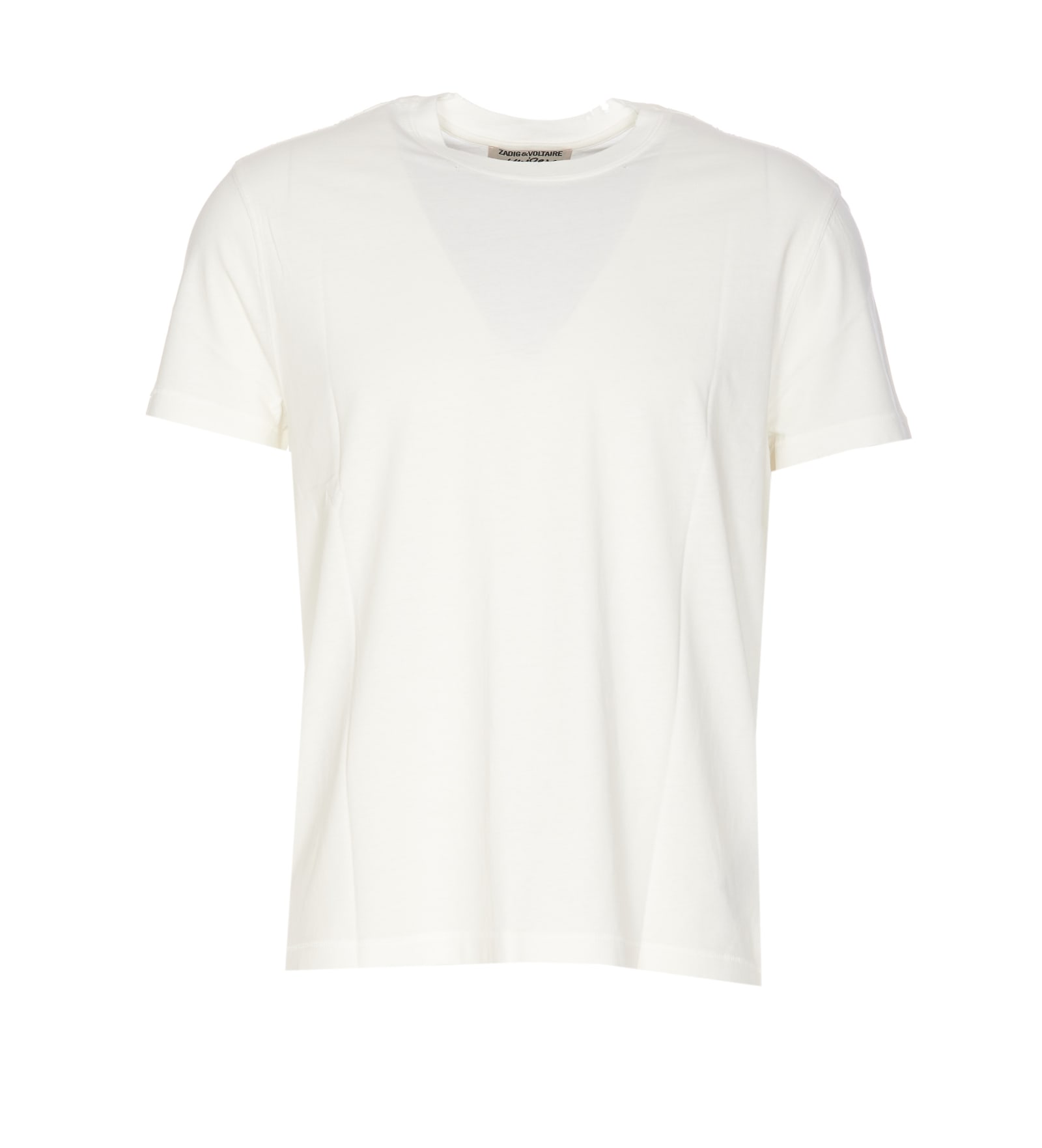 Shop Zadig &amp; Voltaire Jimmy Destroy T-shirt In White