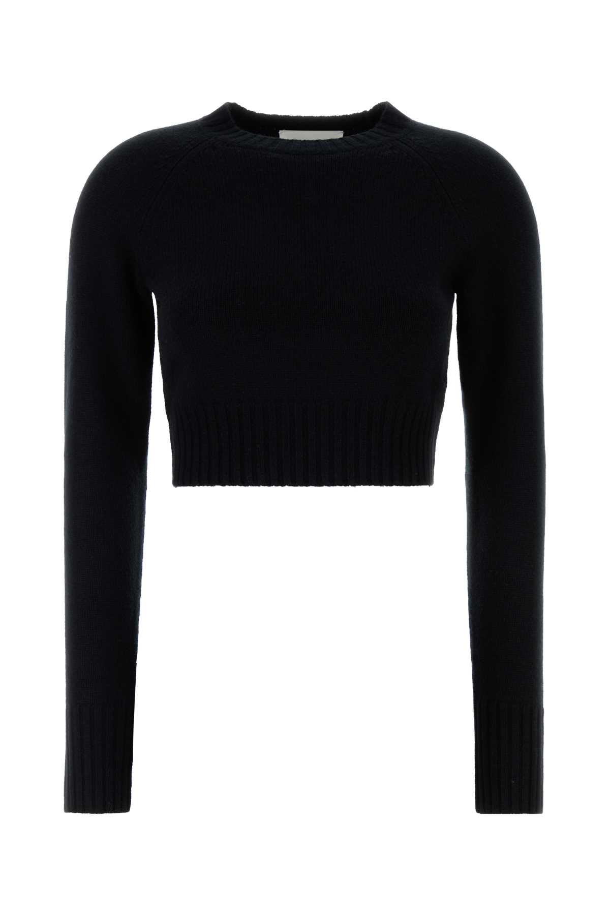 Black Wool Blend Fragola Sweater