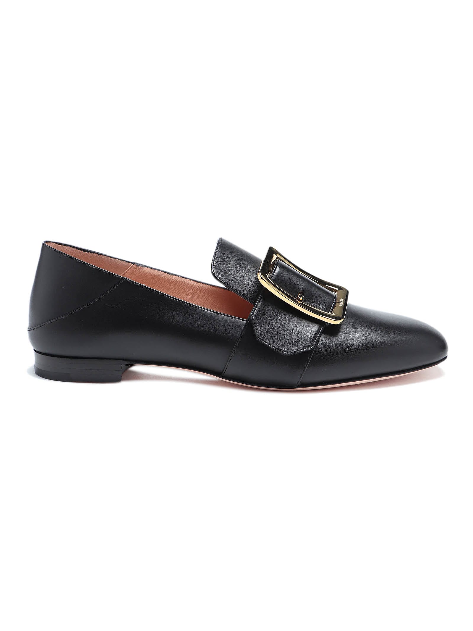 Bally Loafers Janelle Loafers In Smooth Leather With Maxi Metal Buckle ...