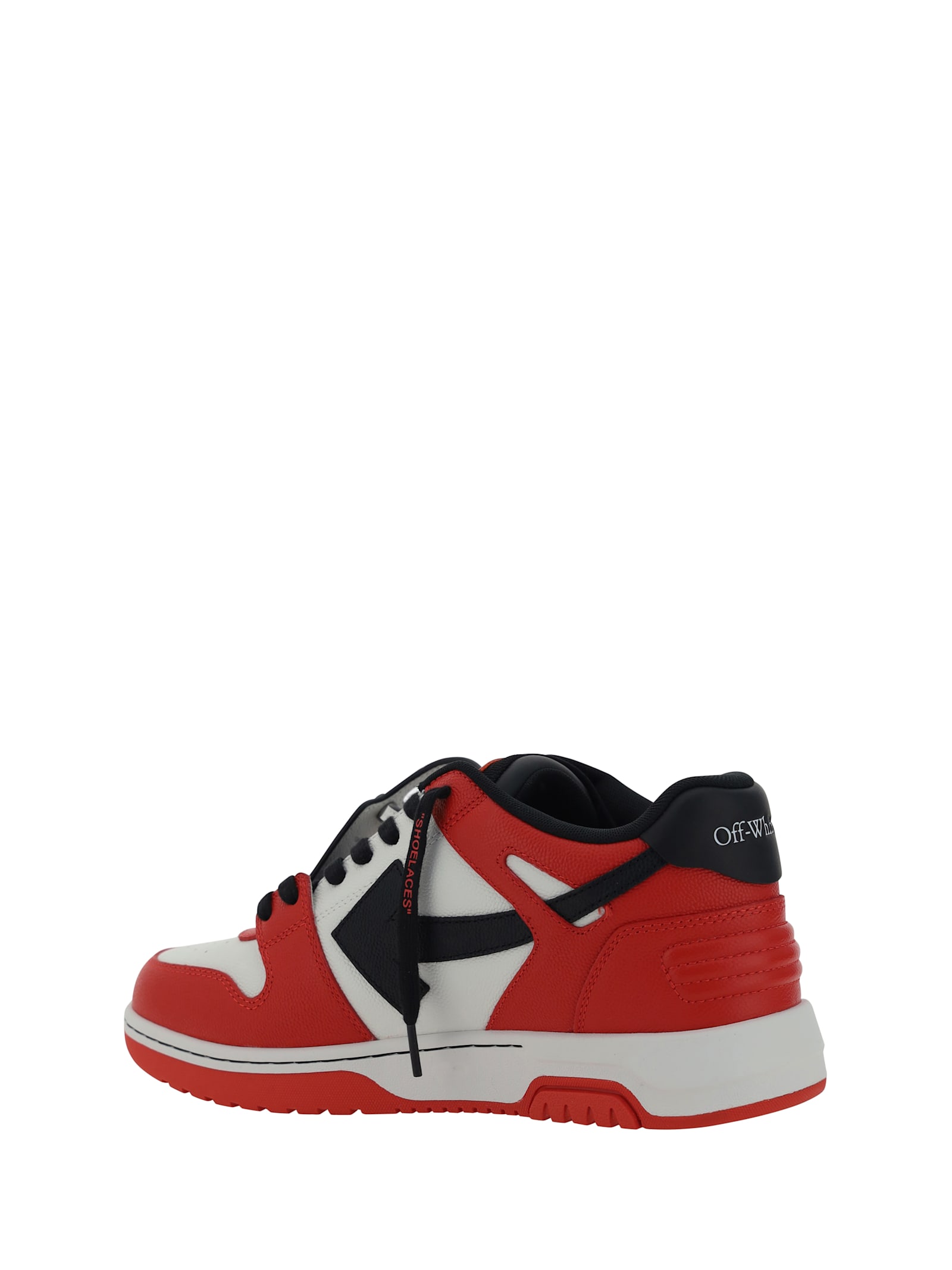 Shop Off-white Out Of Office Sneakers In Red Black