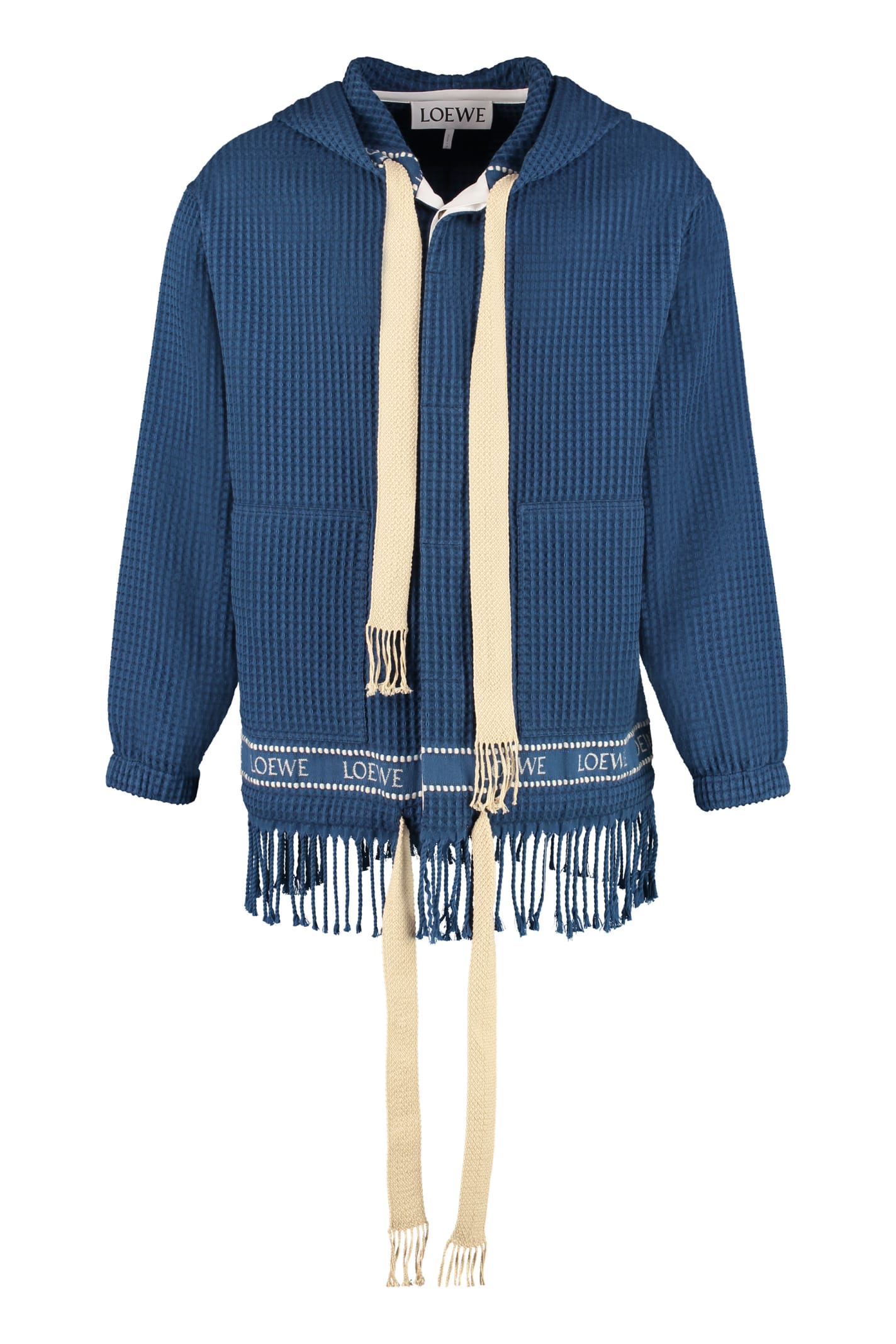 LOEWE KNITTED COTTON JACKET,11293763
