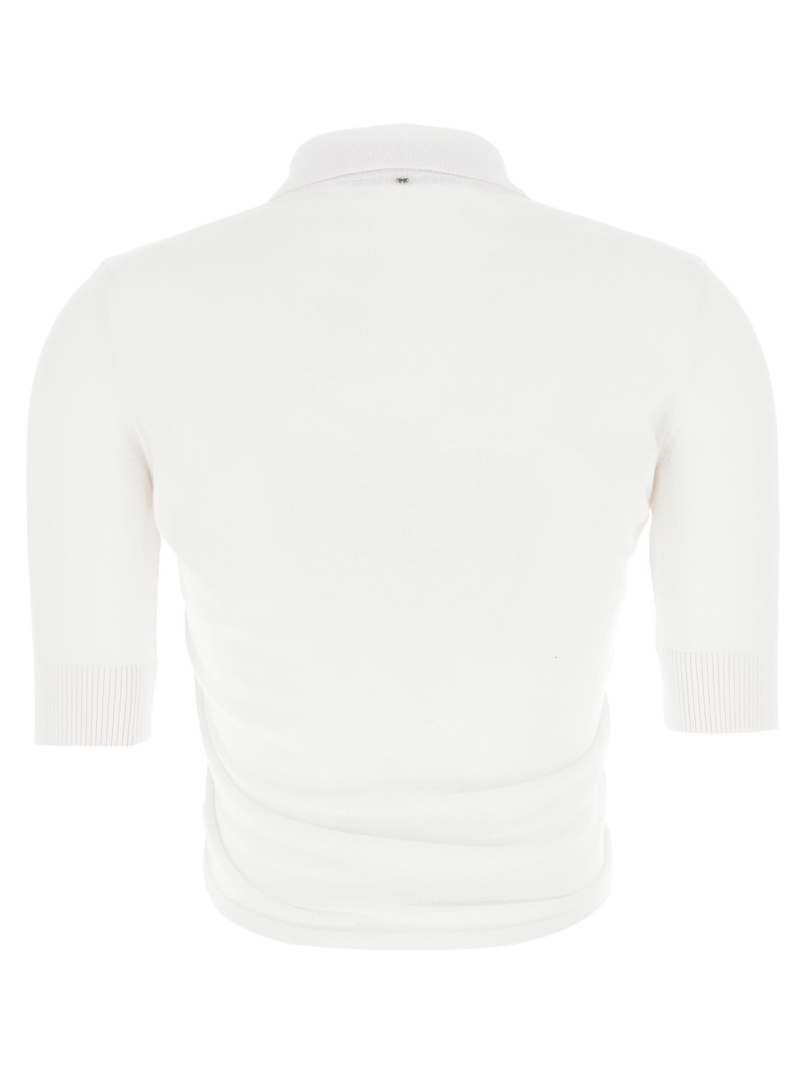 Sportmax White Shaker Top In White