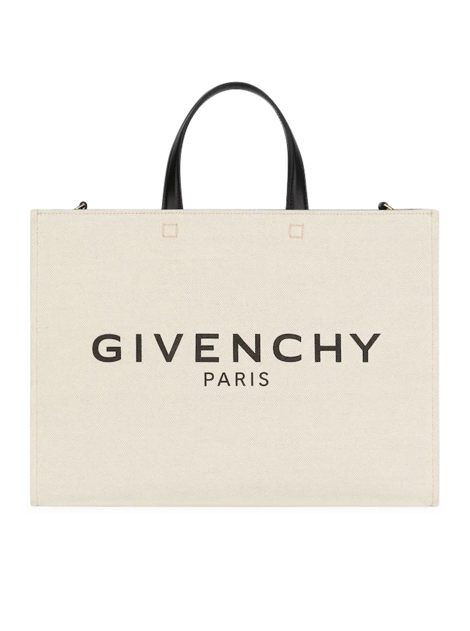 Givenchy G-tote - Medium Tote Bag In Beige Black