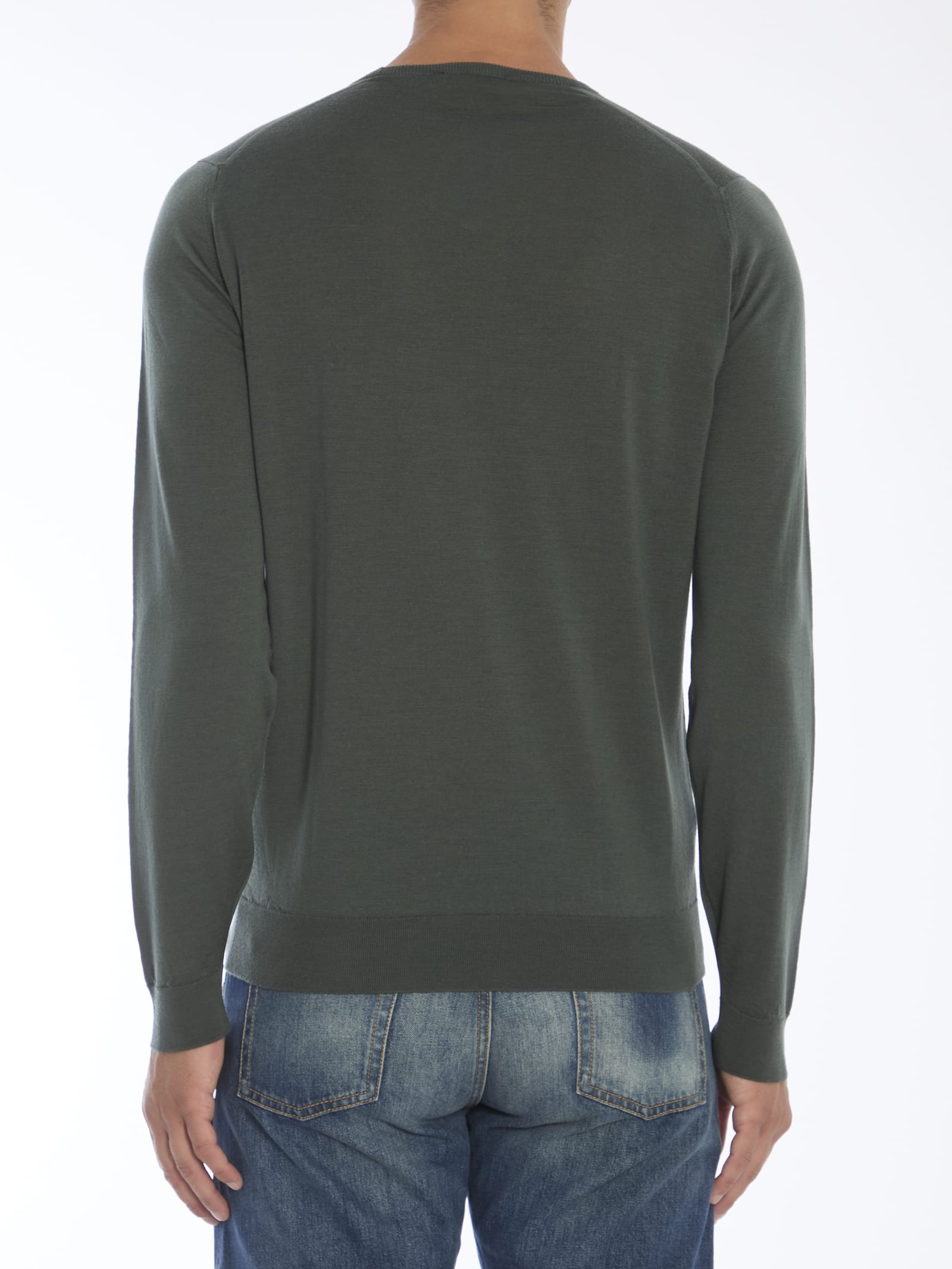John Smedley Lundy Pullover In Green