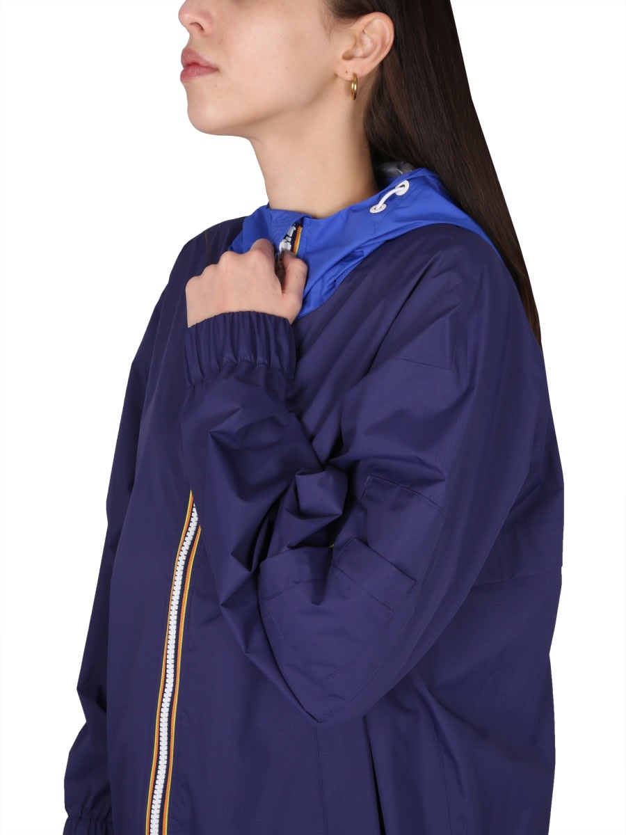 K-way Claudey Jacket Unisex In Blue
