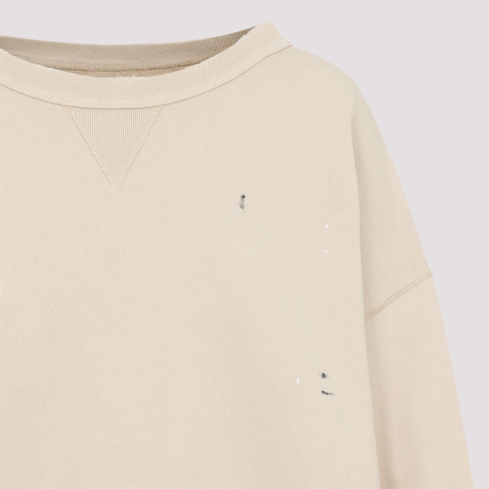 Shop Maison Margiela Cotton Sweatshirt