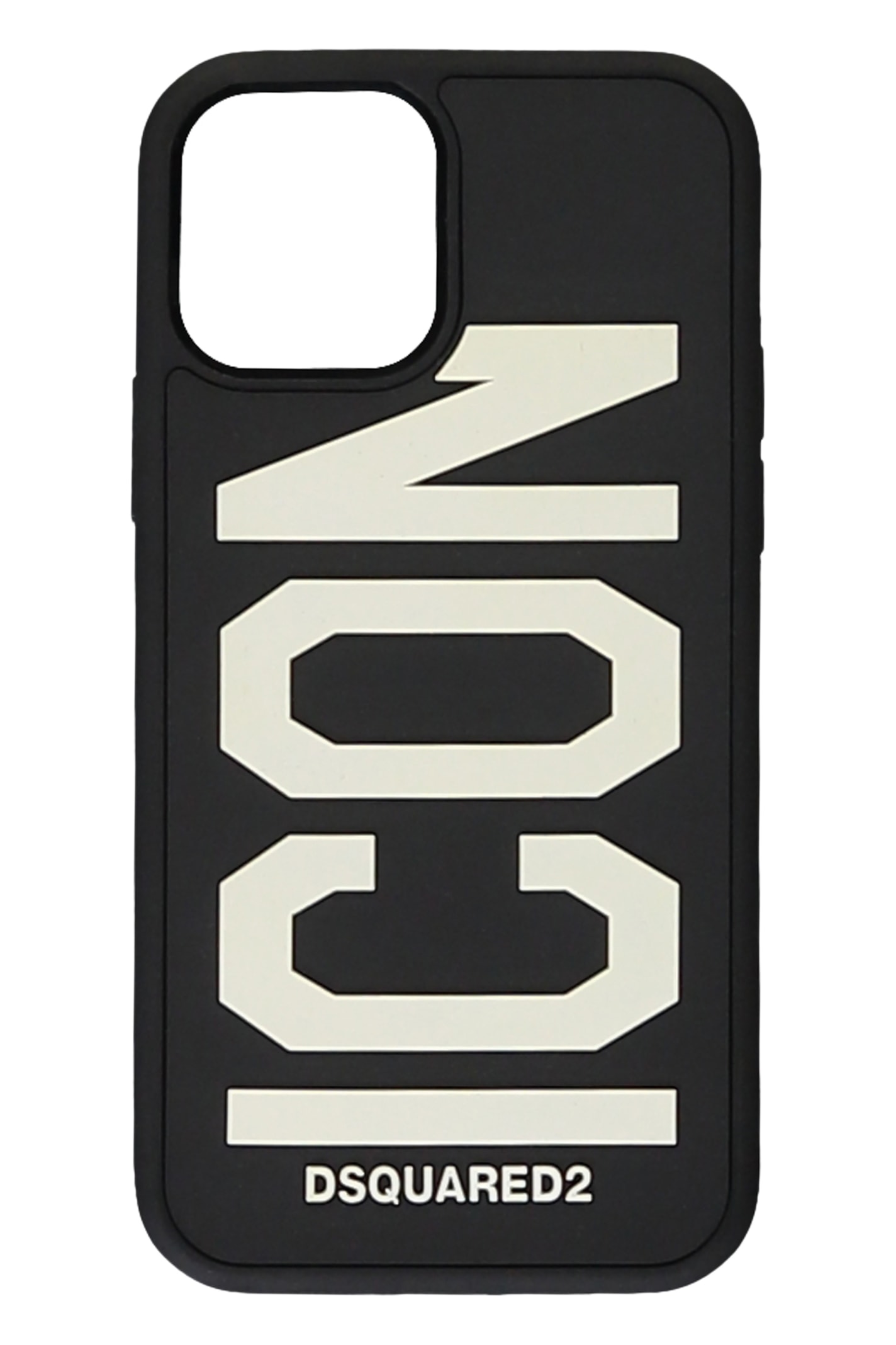Shop Dsquared2 Logo Detail Iphone 12 Pro Case In Black