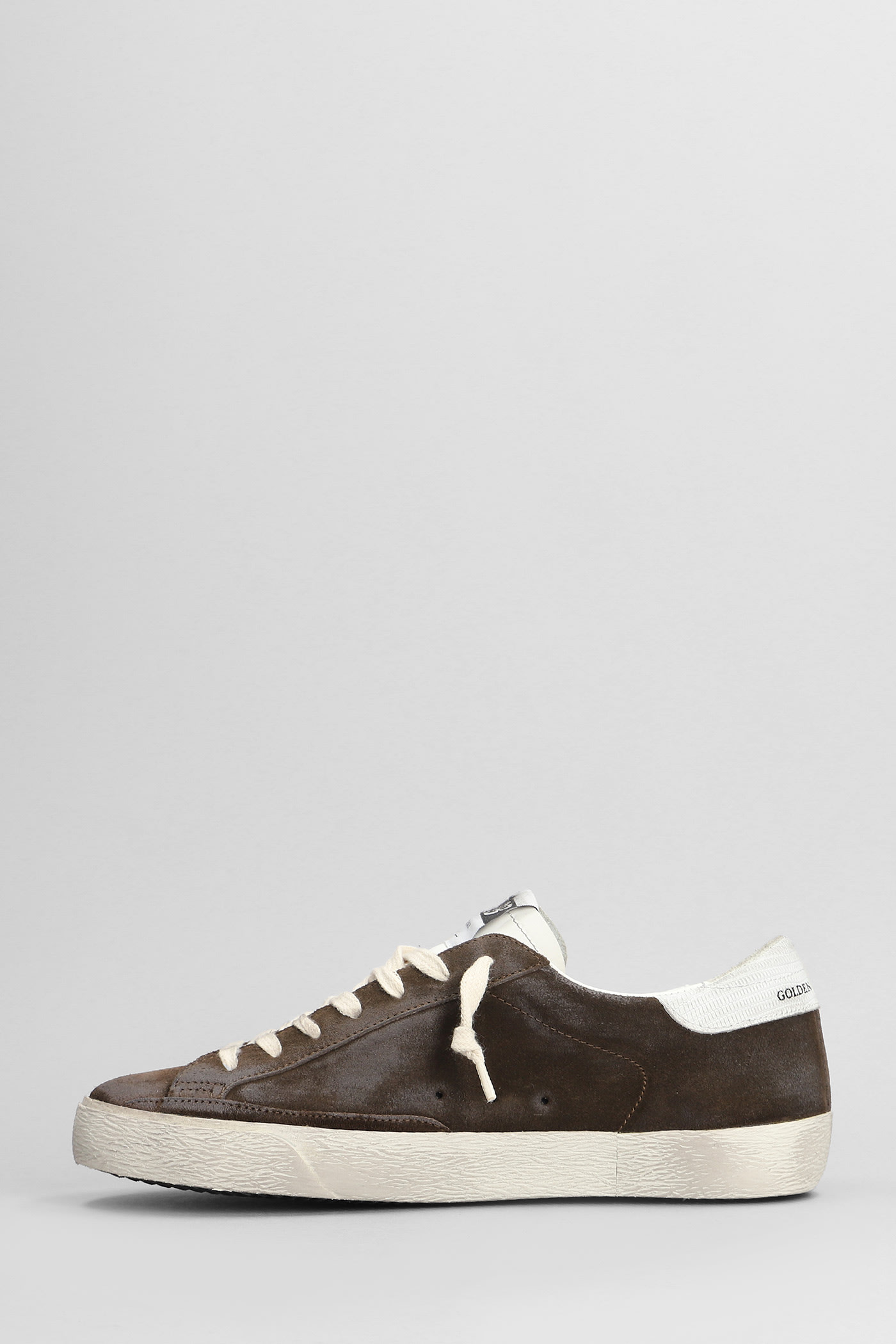 Shop Golden Goose Superstar Sneakers In Brown Suede