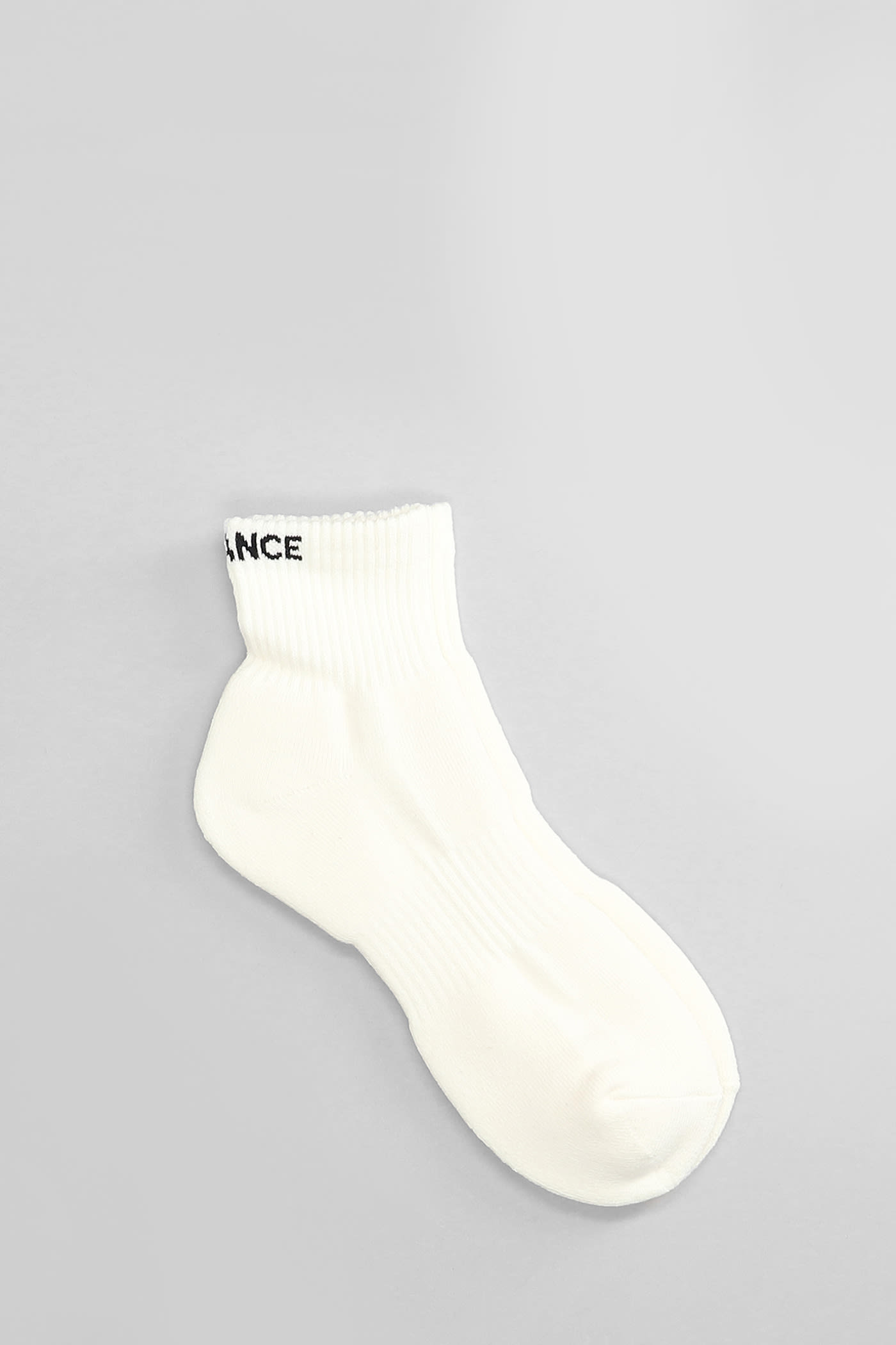 Socks In White Cotton