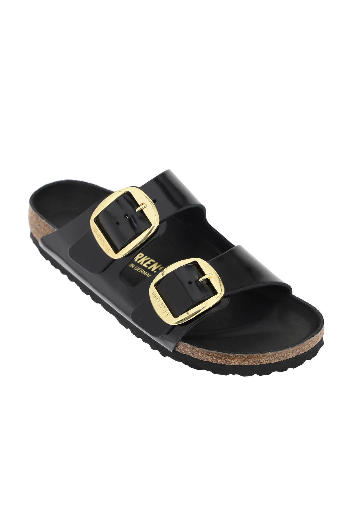 Shop Birkenstock Arizona Big Buckle Sandal In Black