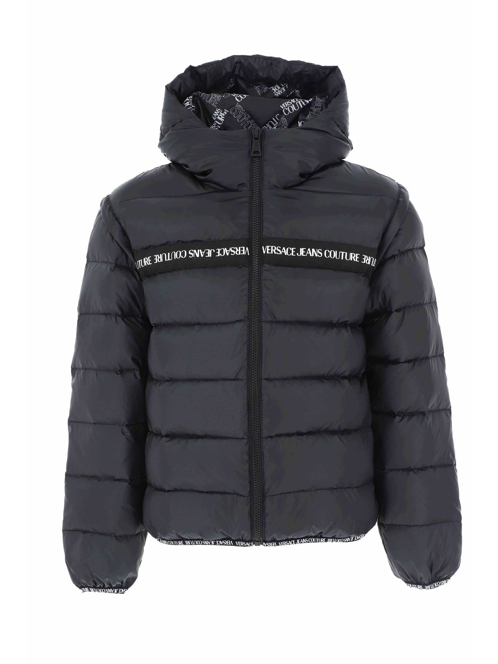 Versace Jeans Couture Down Jacket In Black