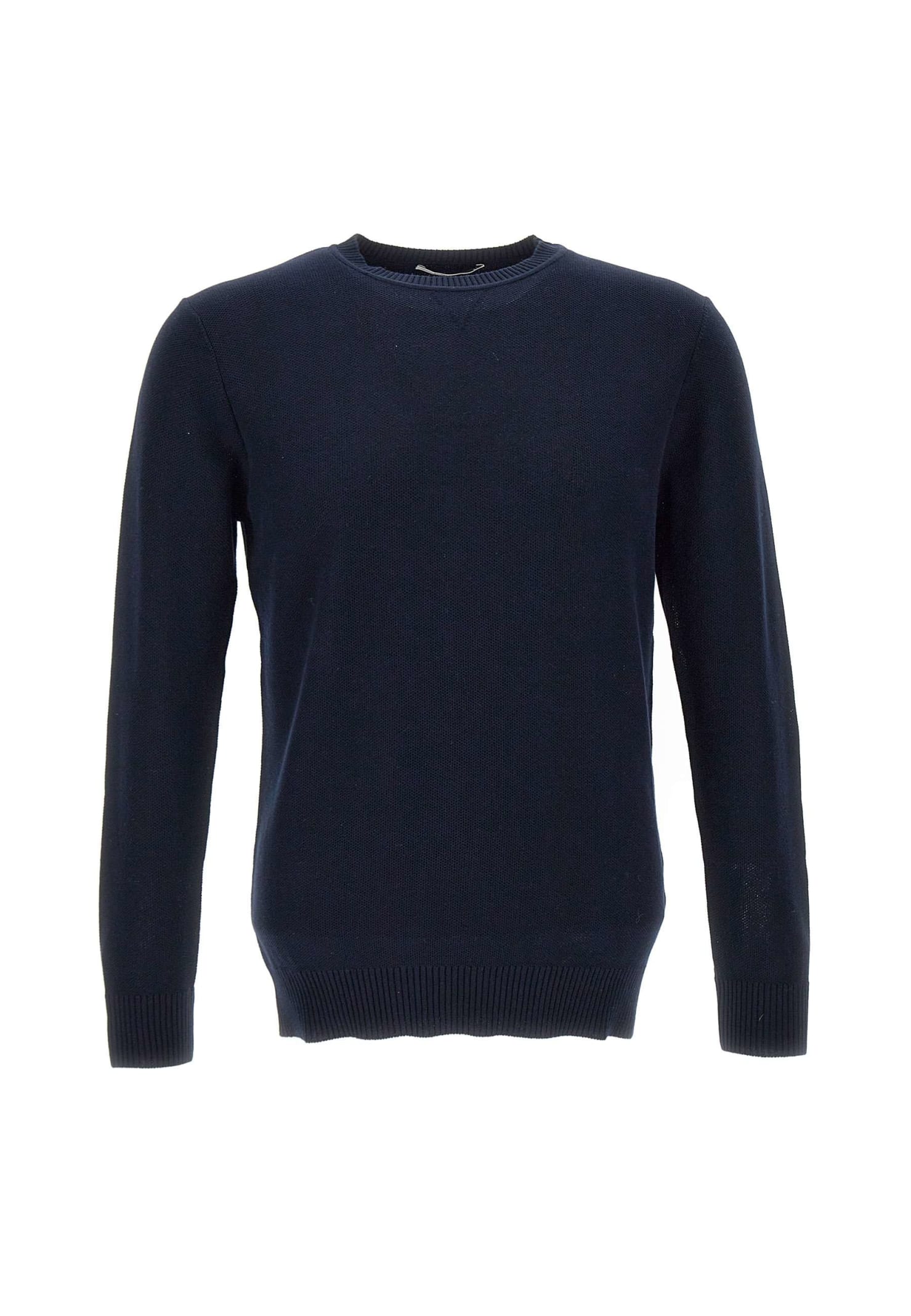 Shop Kangra Cotton Sweater In Blue