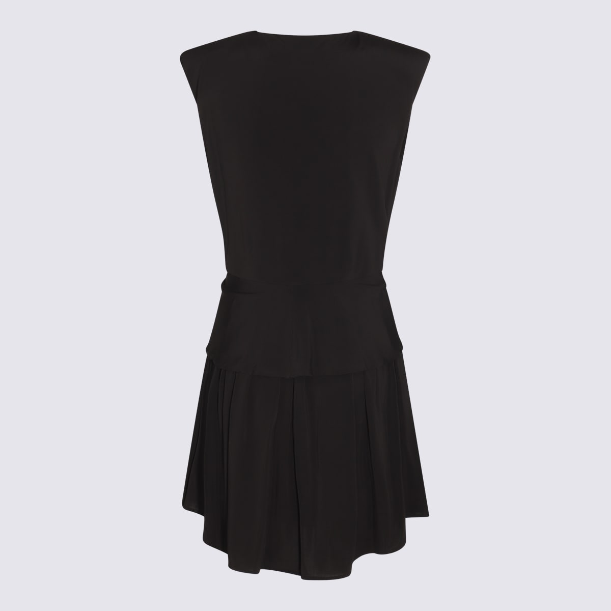 Shop Federica Tosi Black Viscose Stretch Dress