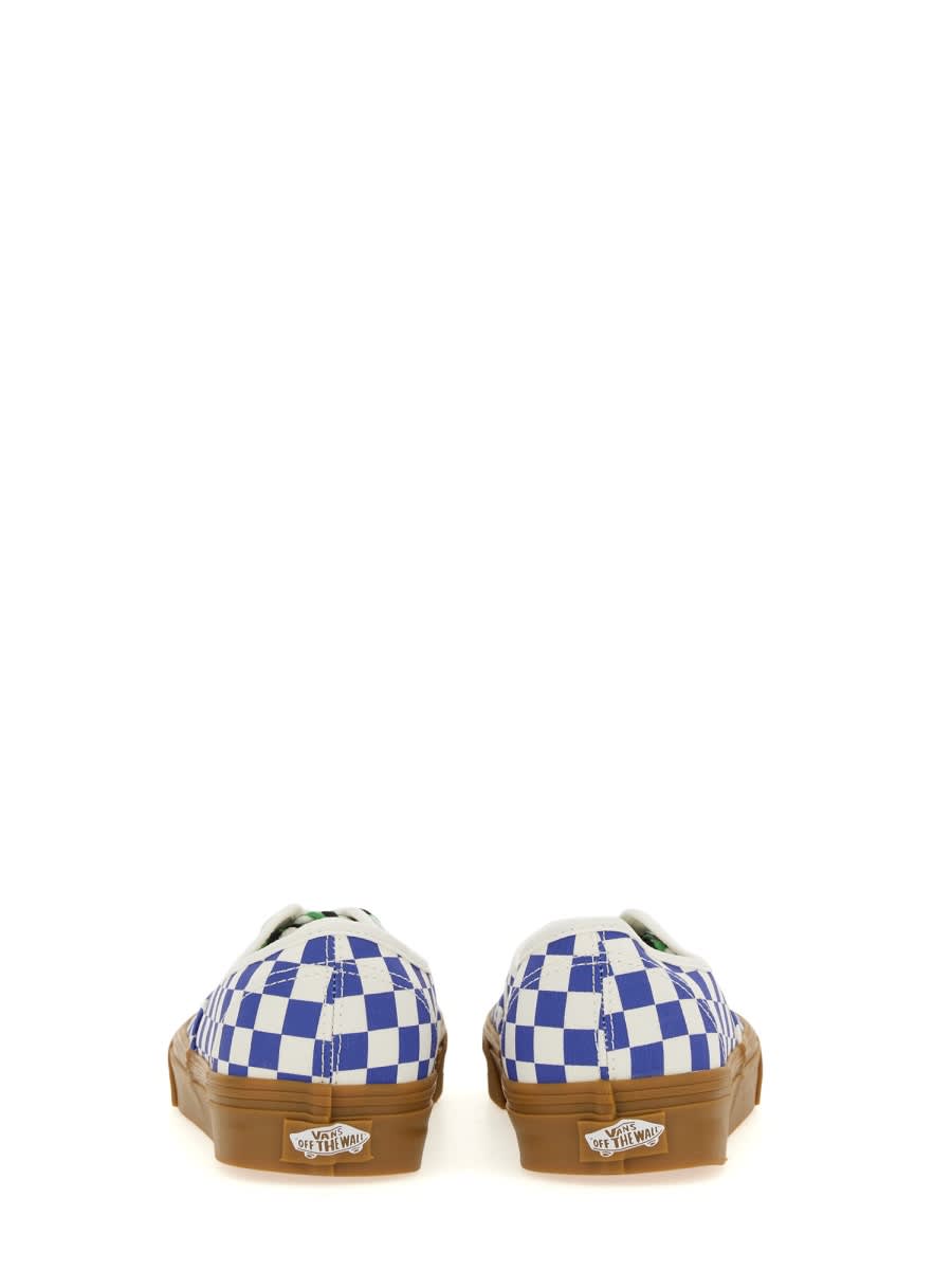 Vans Authentic Checked Sneakers In White