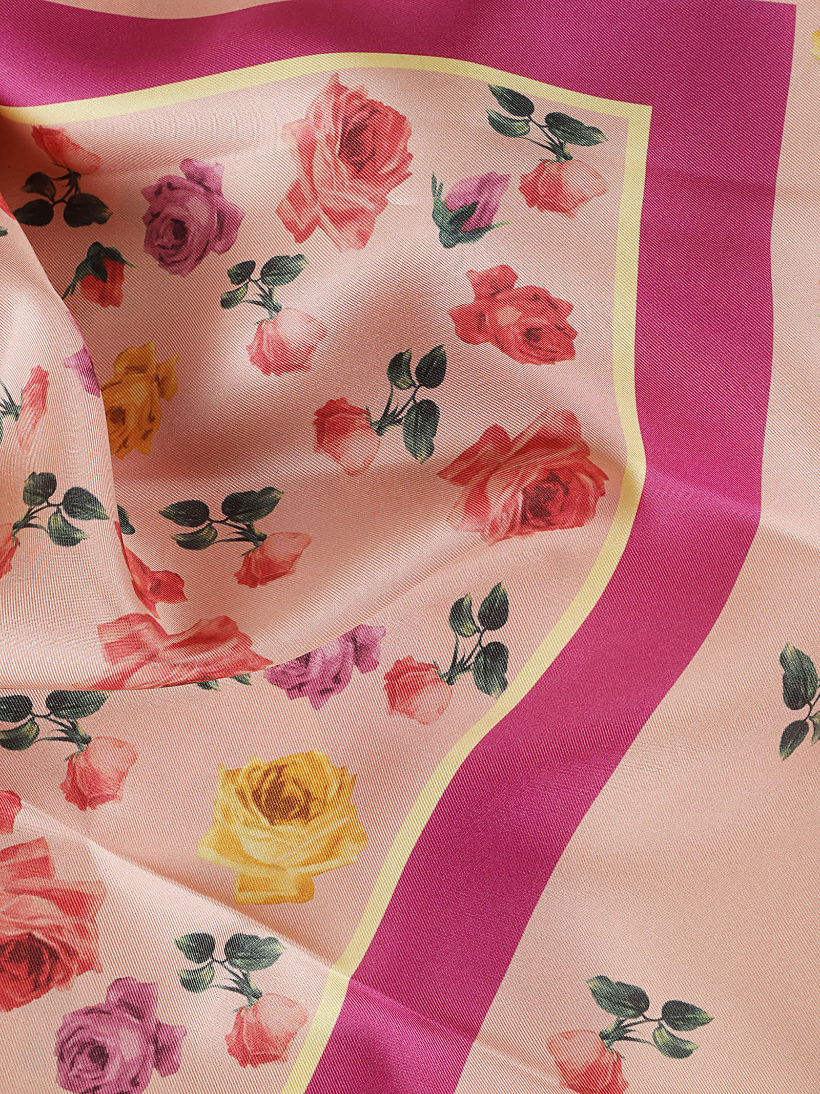 Shop Blugirl Floral Print Foulard In Pink