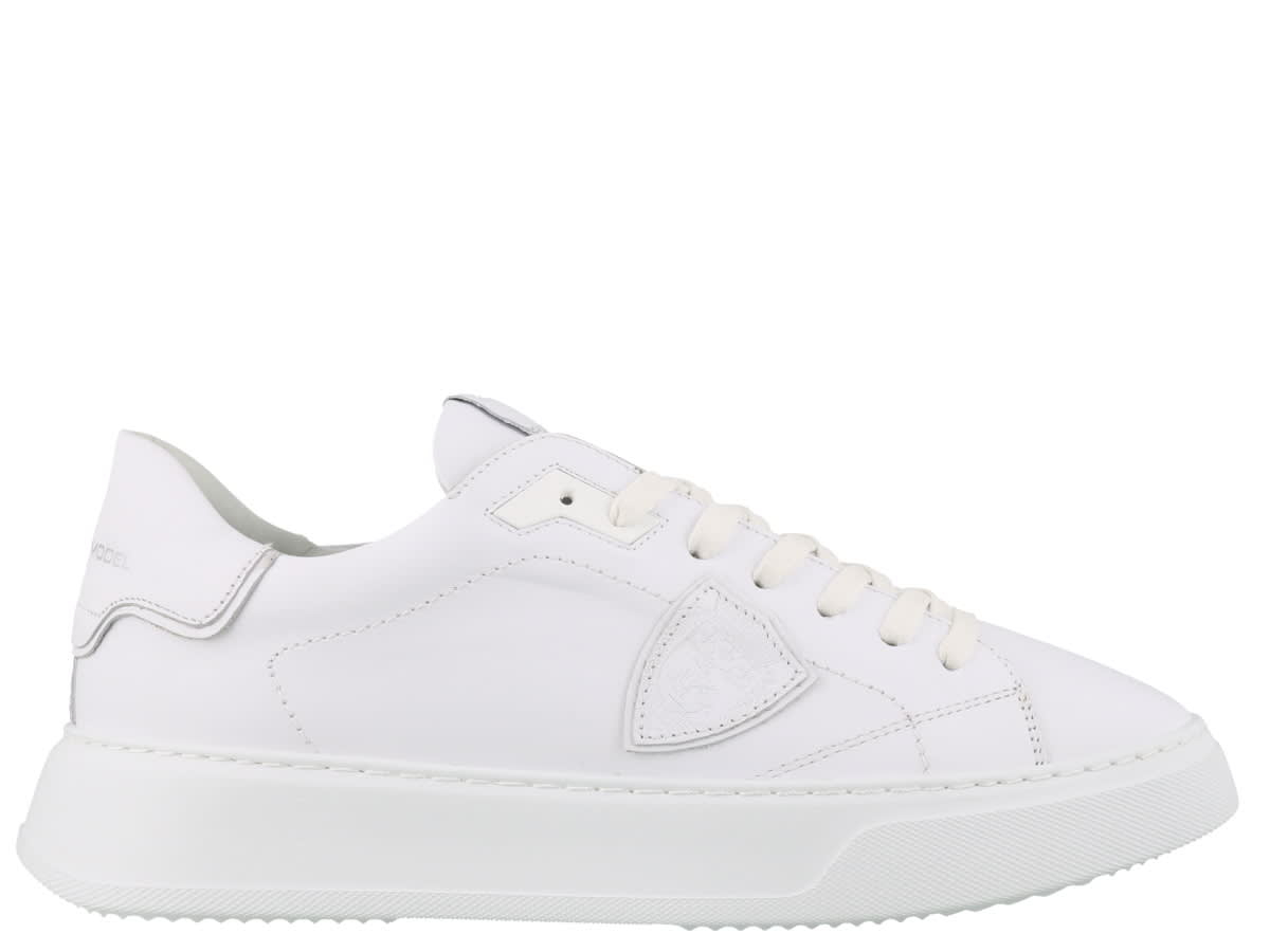 Shop Philippe Model Temple Low Sneaker