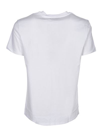 Shop Apc T-shirt Vpc Blanc A In Iak Dark Navy
