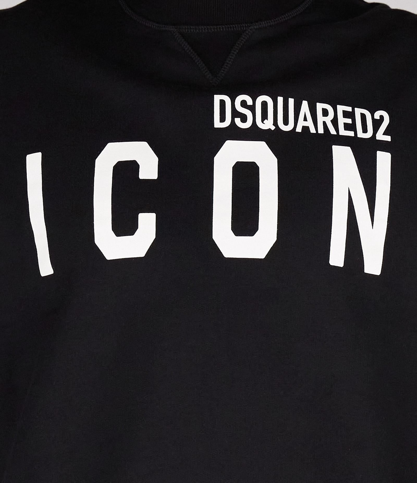 Shop Dsquared2 Sweatshirt In Black-white