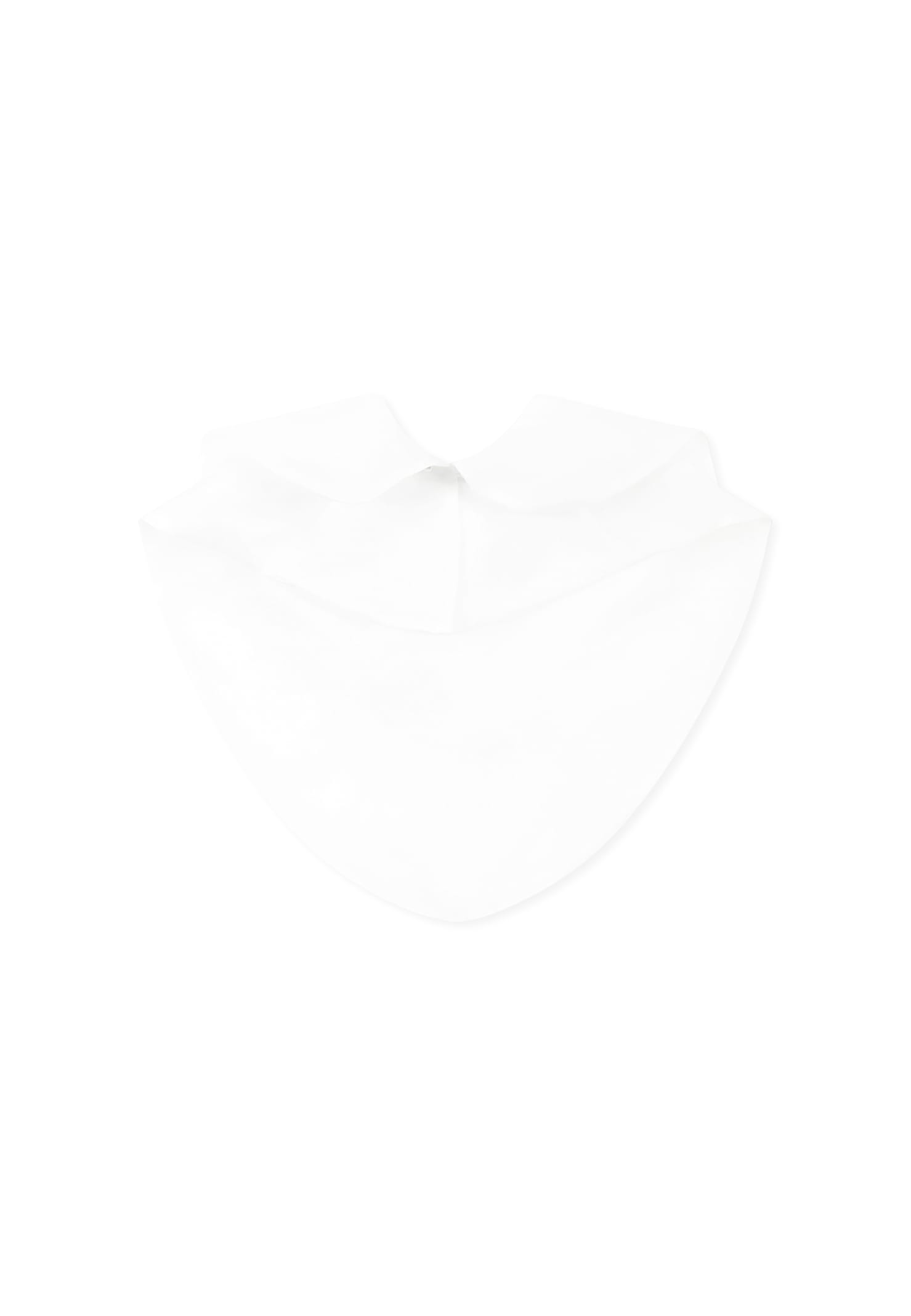 La Stupenderia White Cape For Baby Girl In White