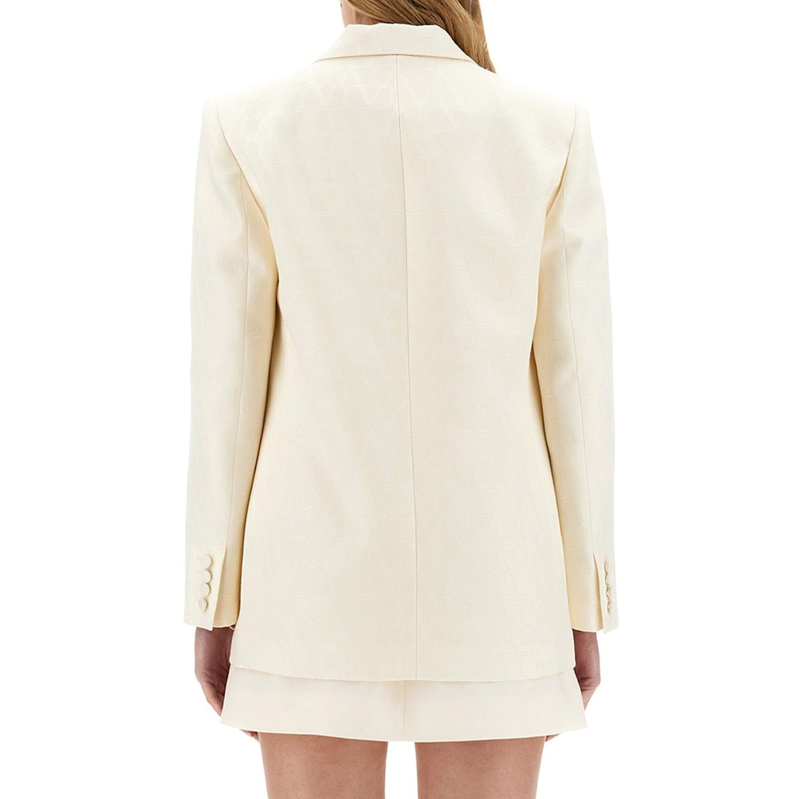 VALENTINO WOOL AND SILK TOILE ICONOGRAPHE JACKET 