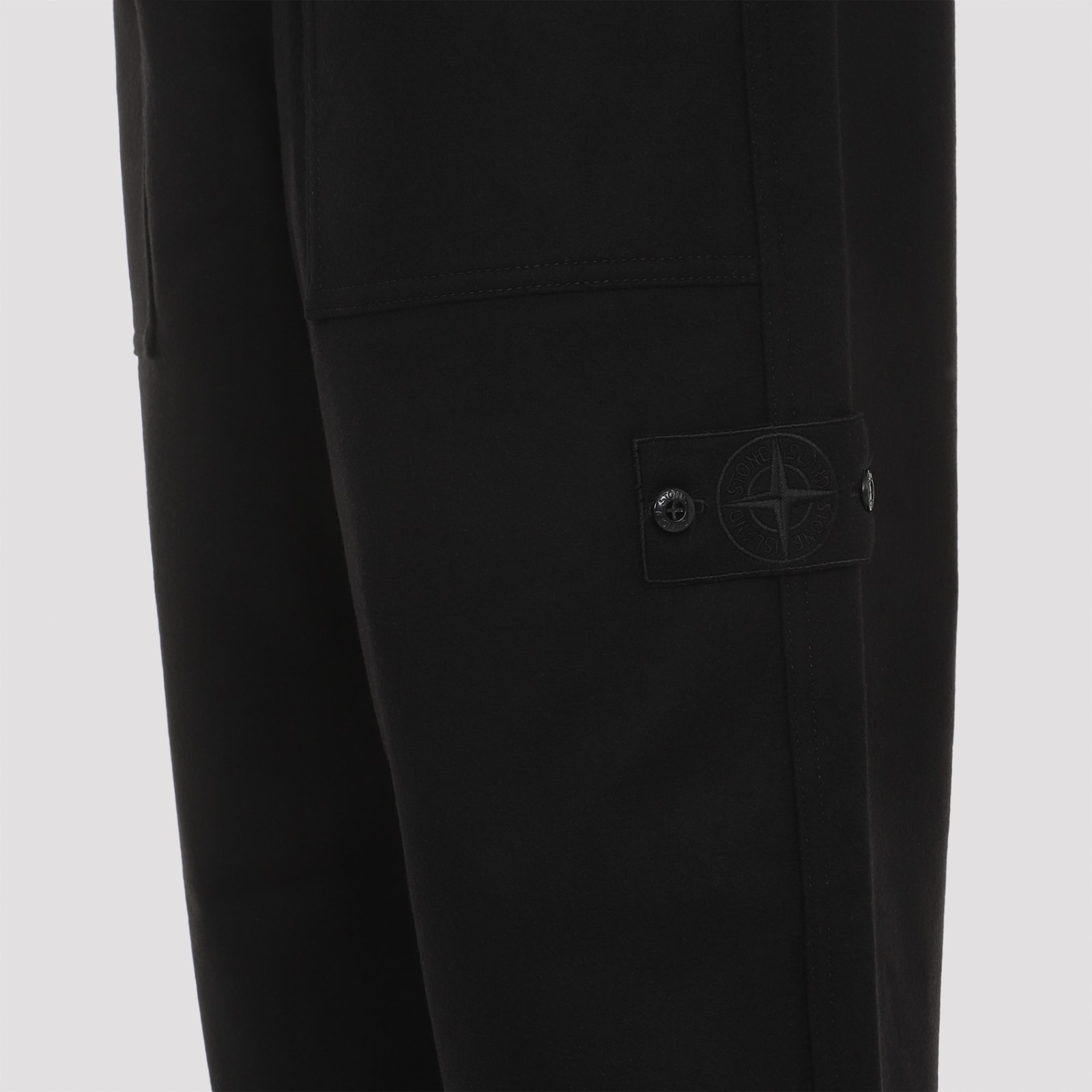 Shop Stone Island Ghost Regular Pant In Black