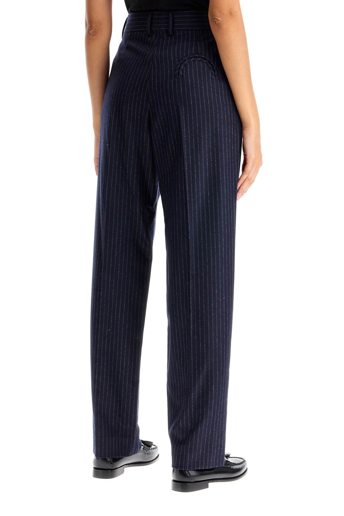 Shop Blazé Milano Lady Maud Pants For In Navy (blue)