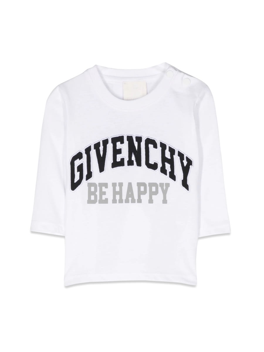 Givenchy Logo-embroidered Cotton T-shirt In White