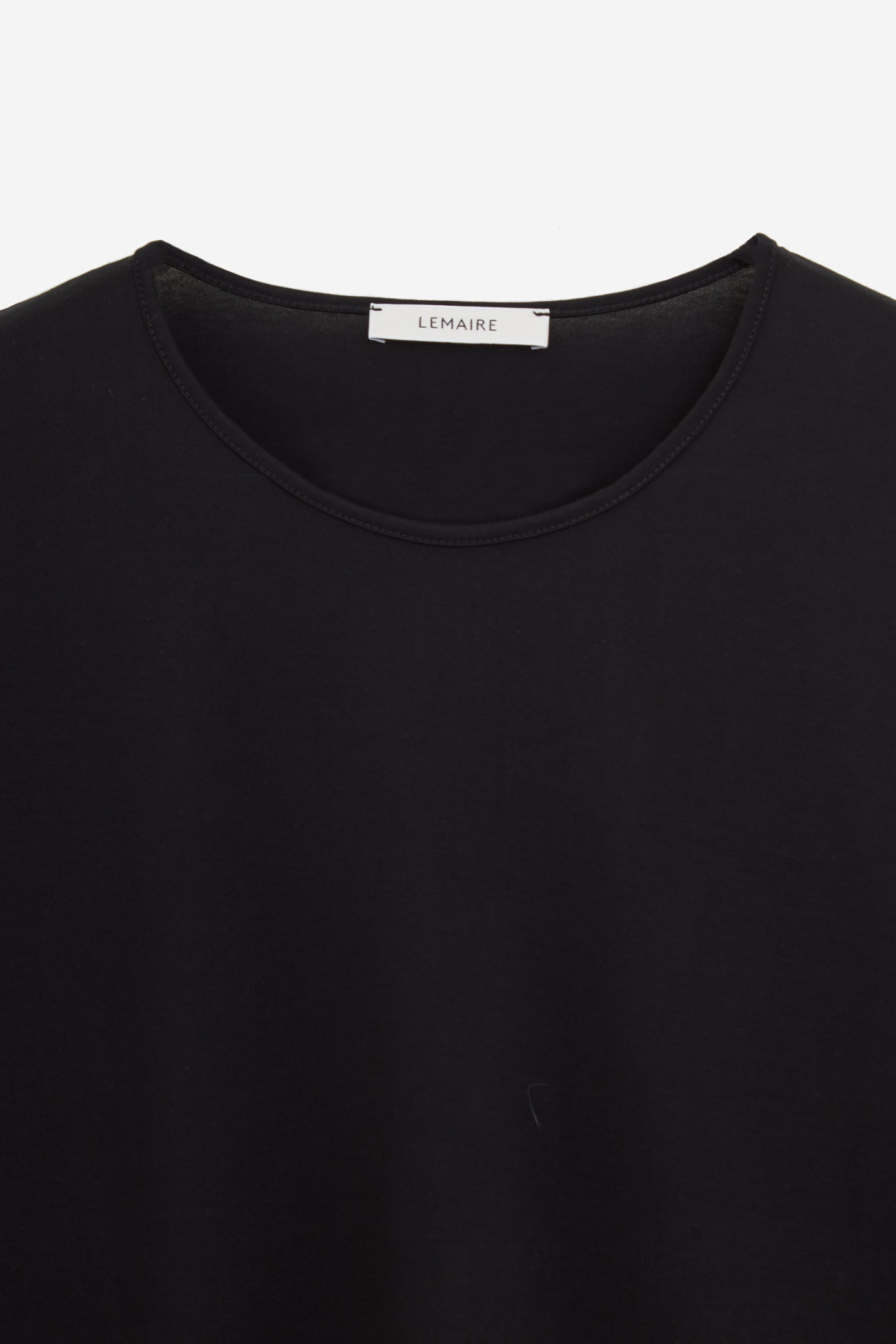 Shop Lemaire Ss Relaxed T-shirt In Black