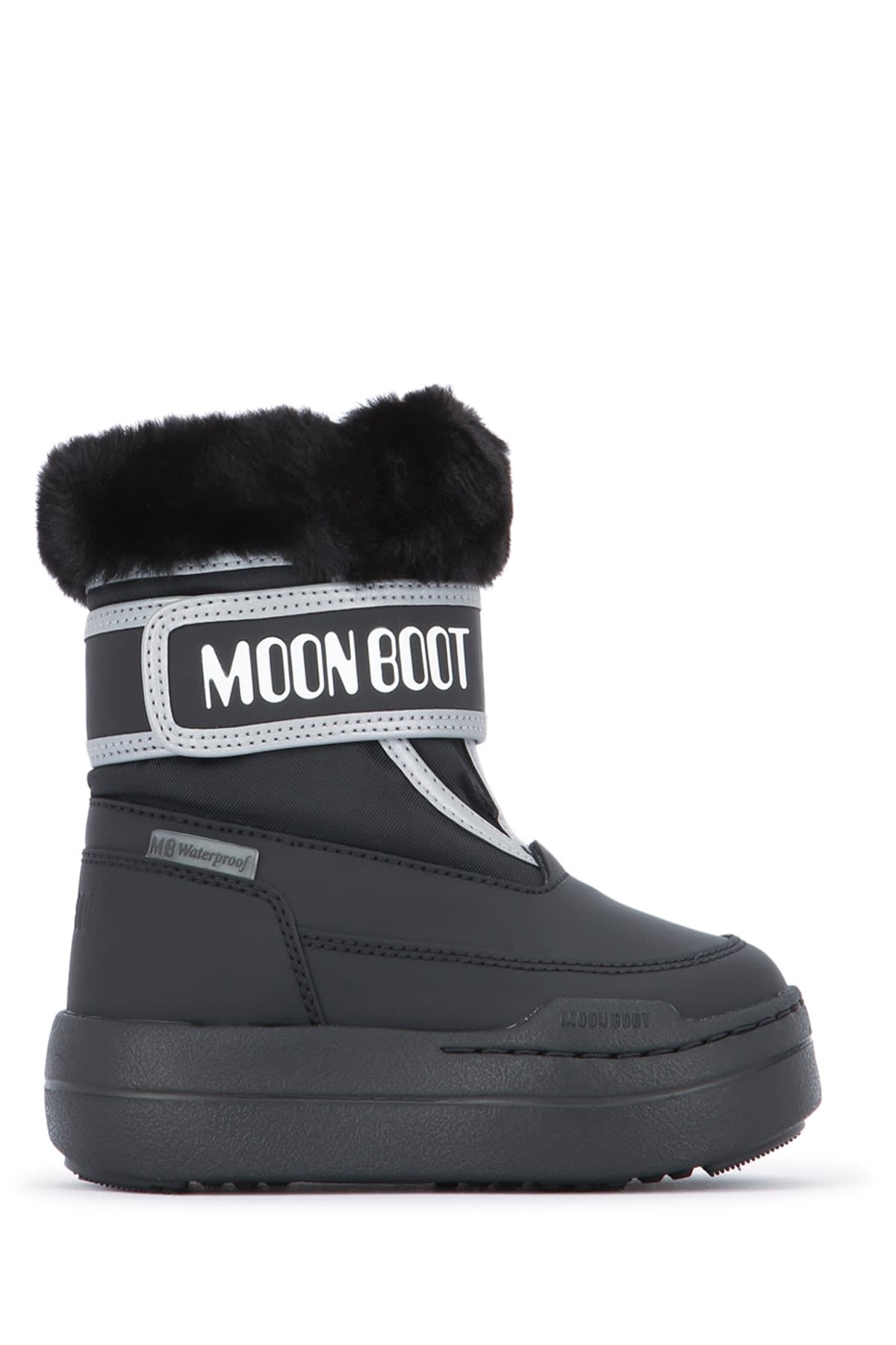 Moon Boot Mb Jr Park Strap In Black