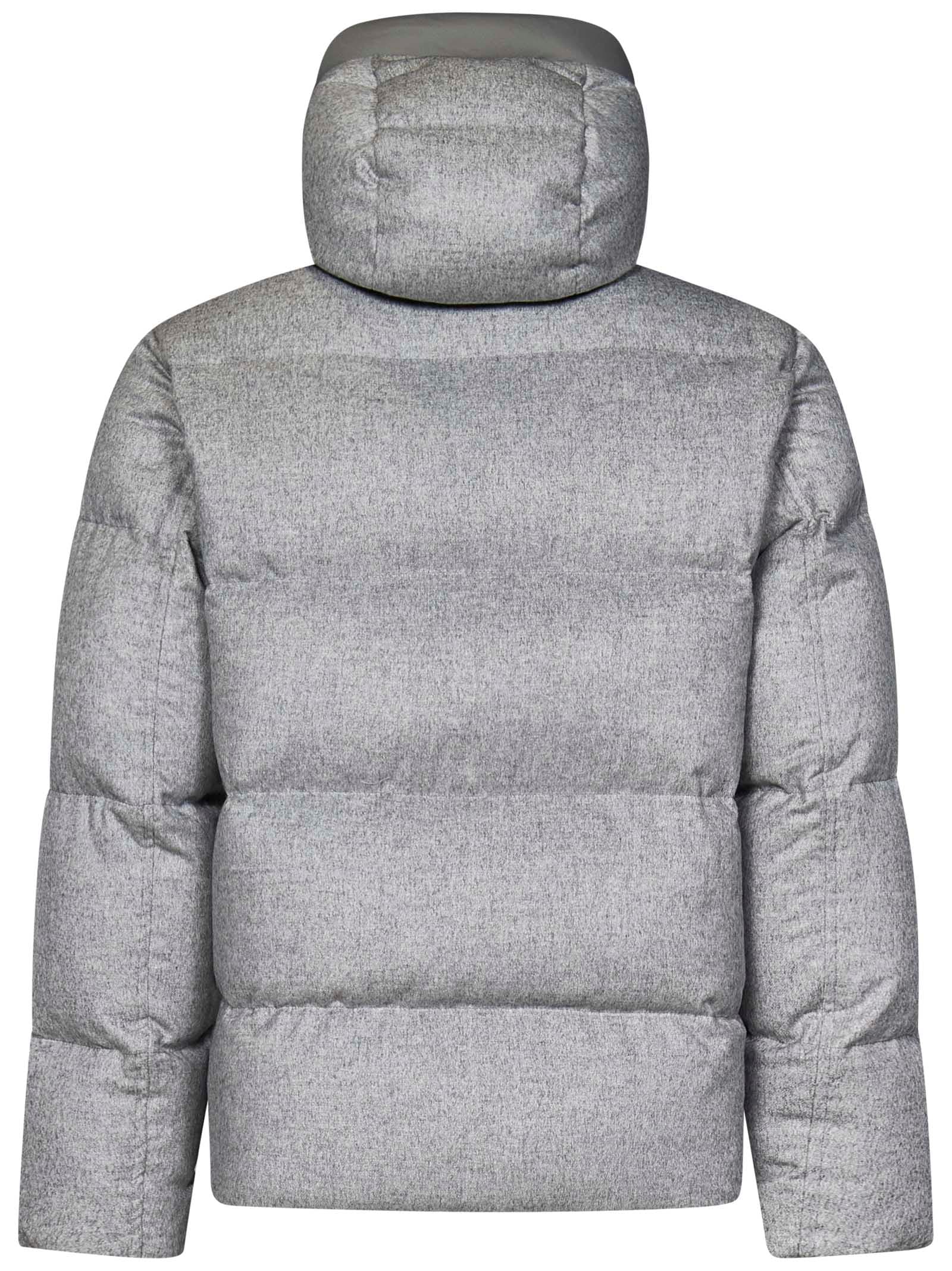 Shop Herno Down Jacket In Grey