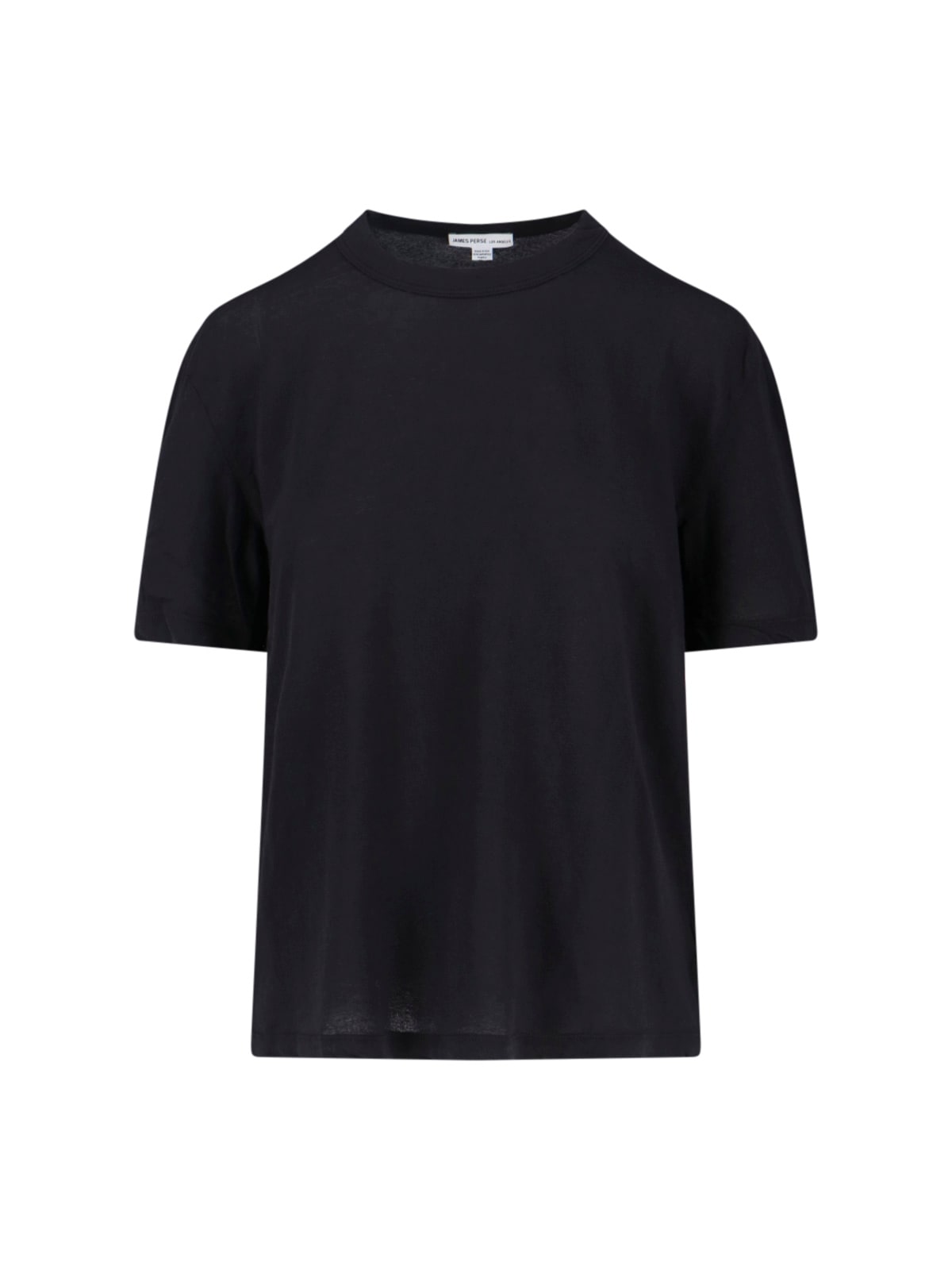 James Perse Crew Neck Short-sleeved T-shirt In Black