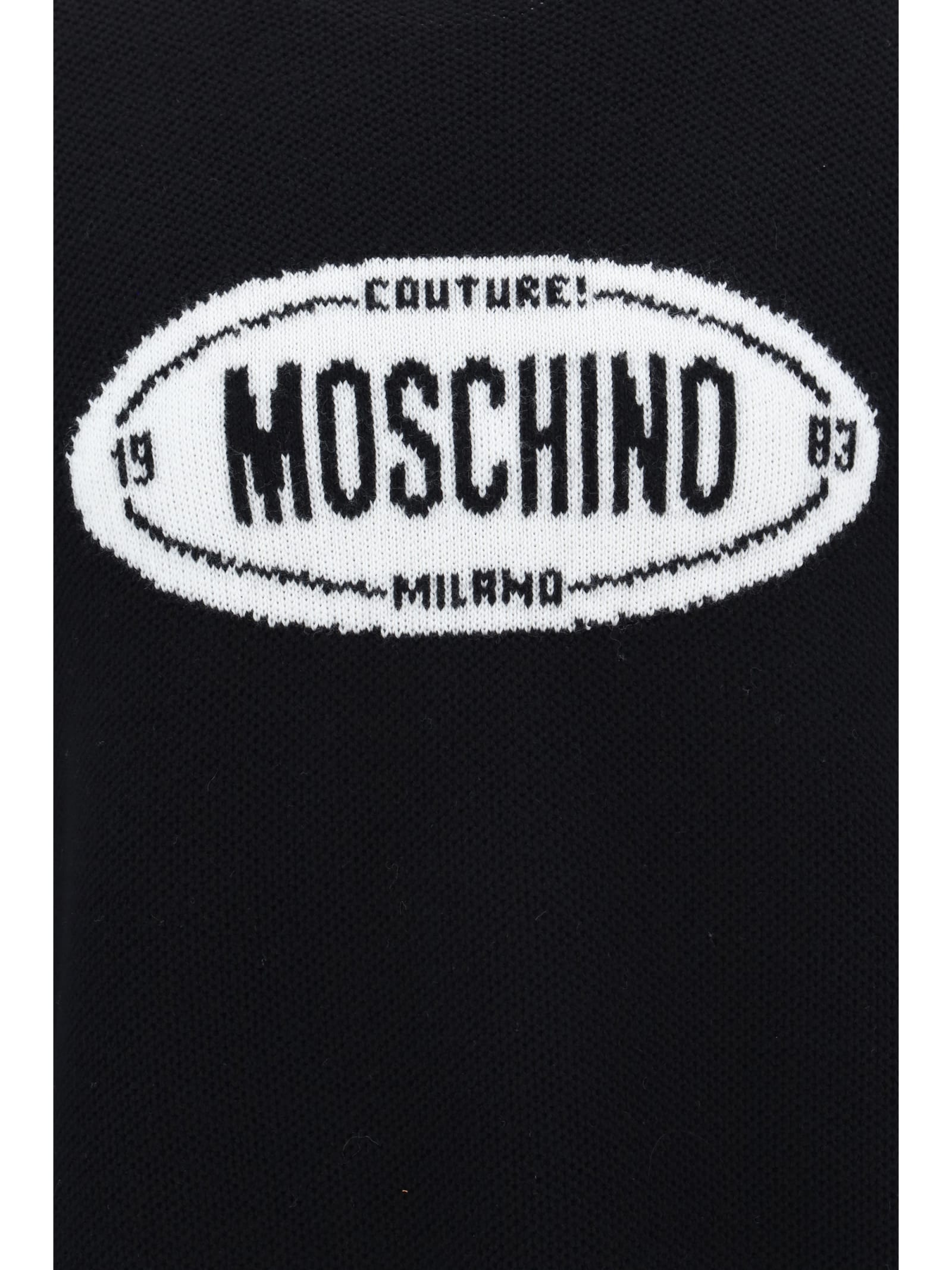 Shop Moschino Knitwear In Black