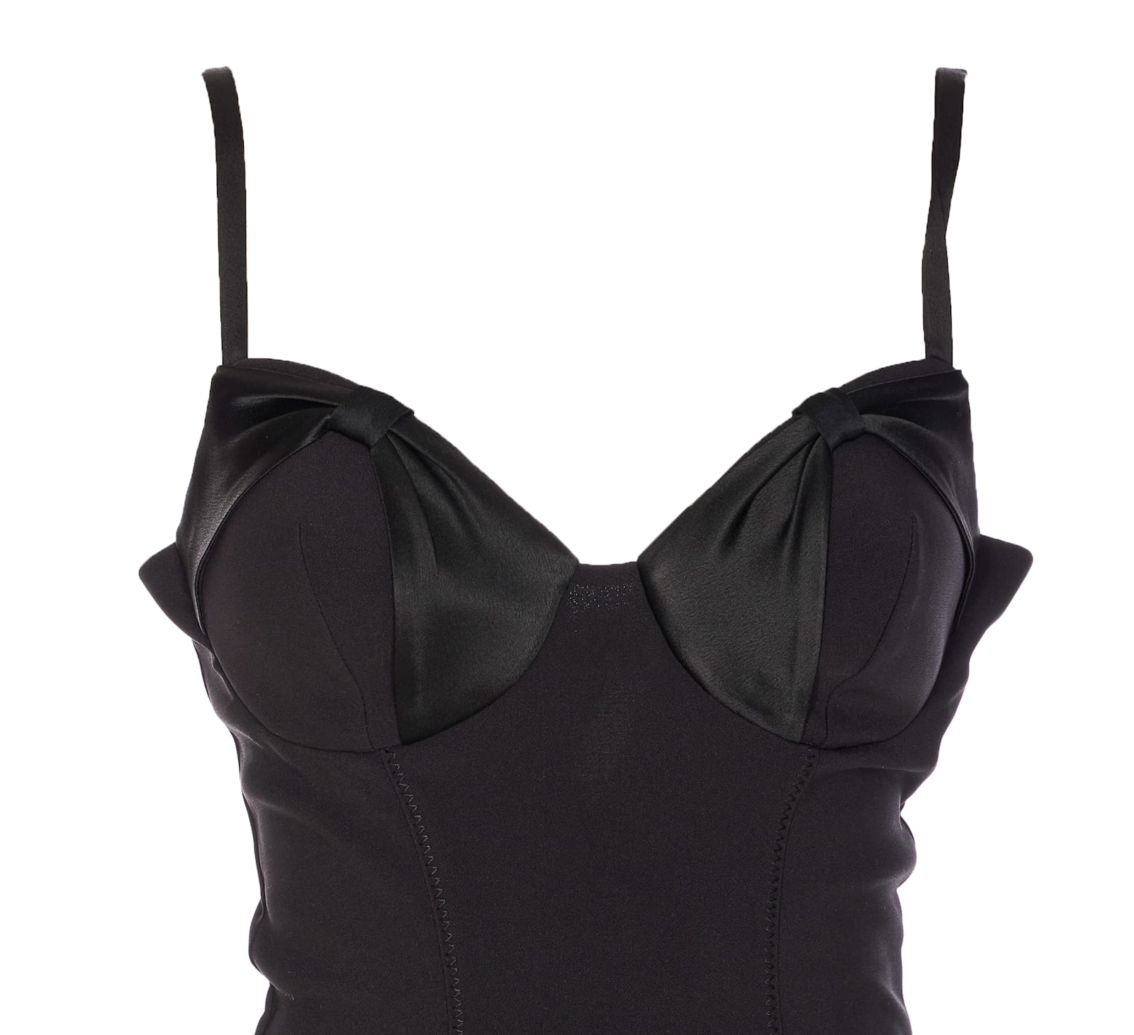 Elisabetta Franchi Black Midi Pencil Dress With A Back Slit In Black