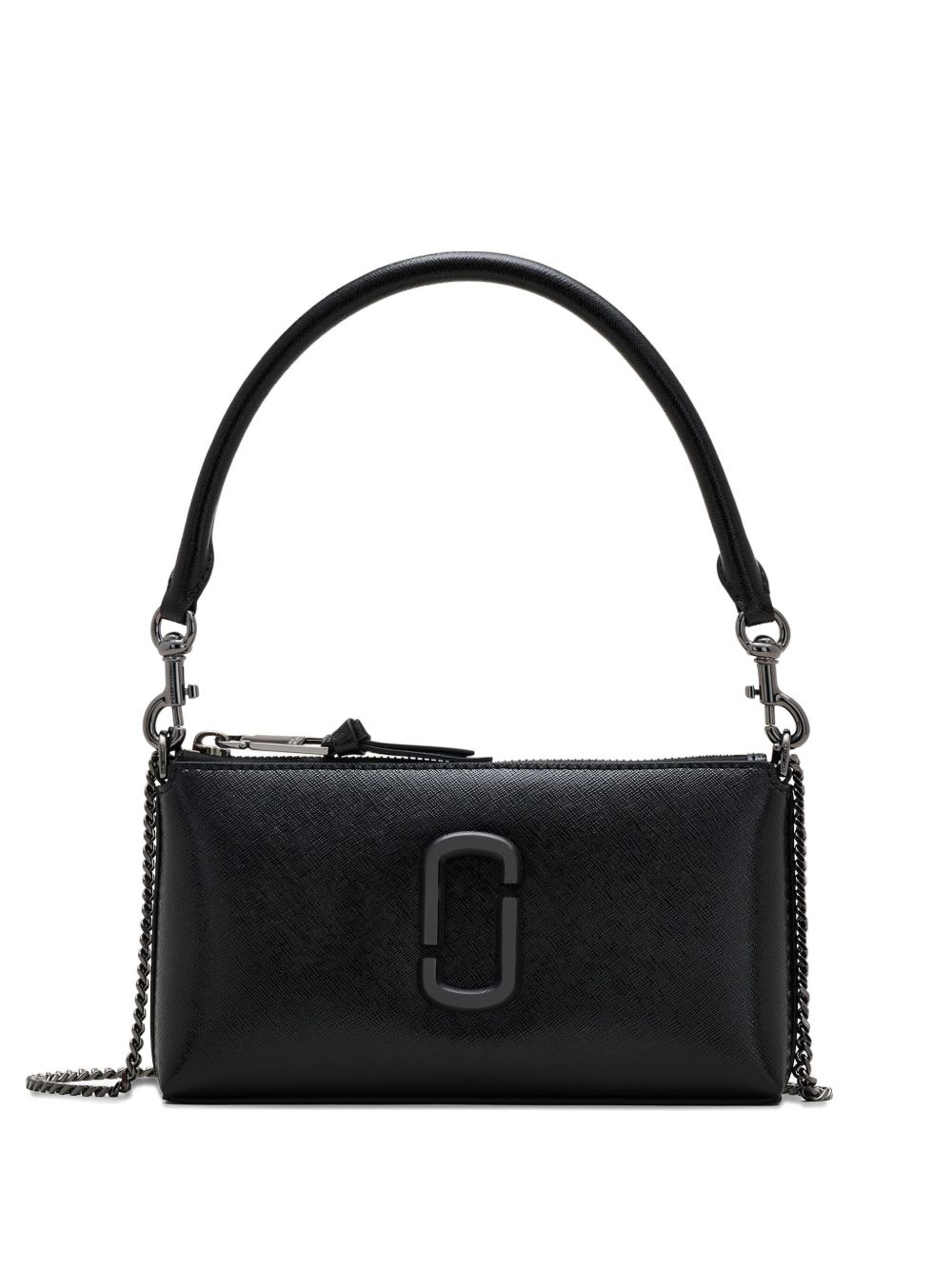 Marc Jacobs The Pochette Leather Shoulder Bag In Black