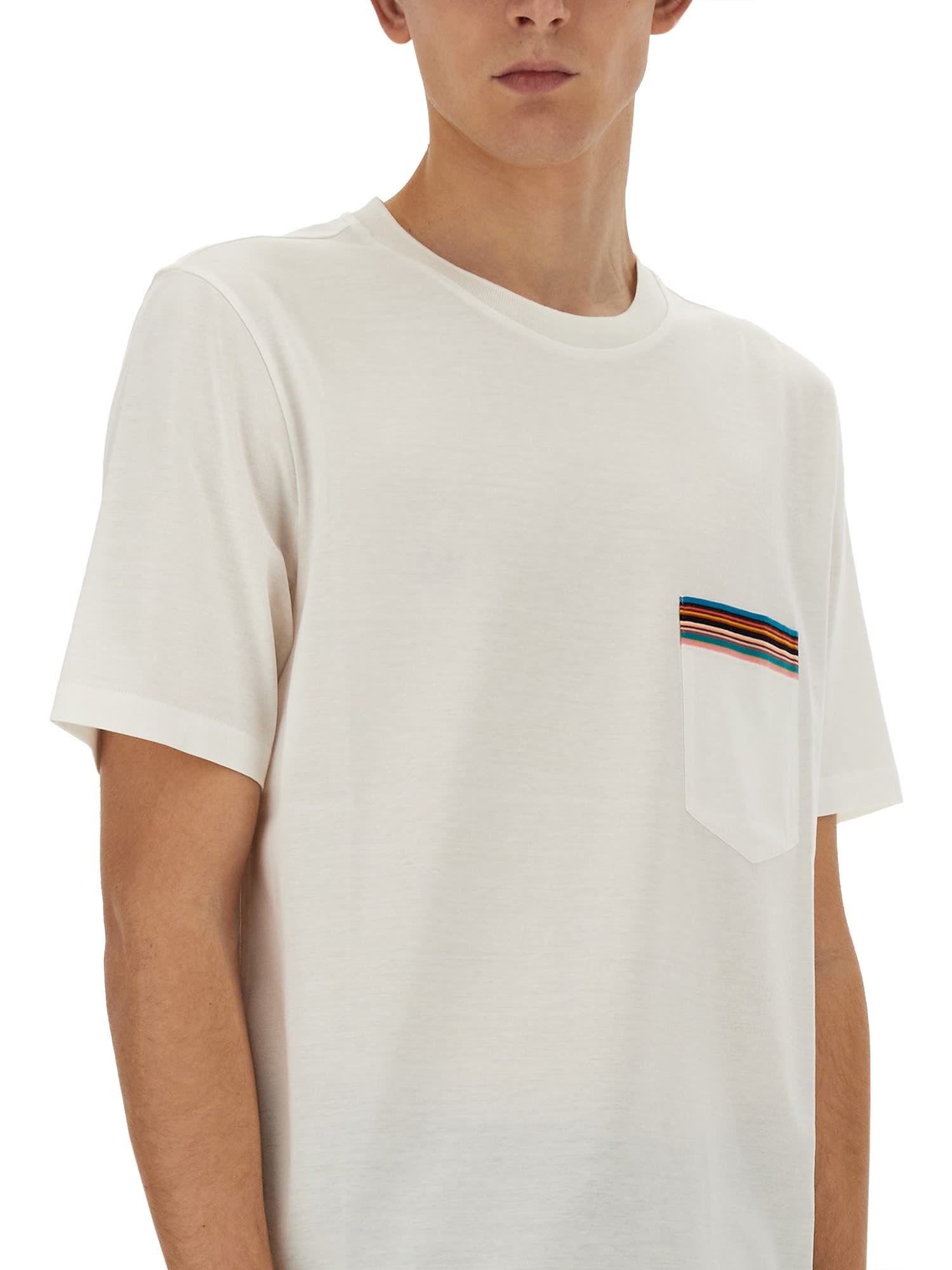 Shop Paul Smith T-shirt With Logo In White