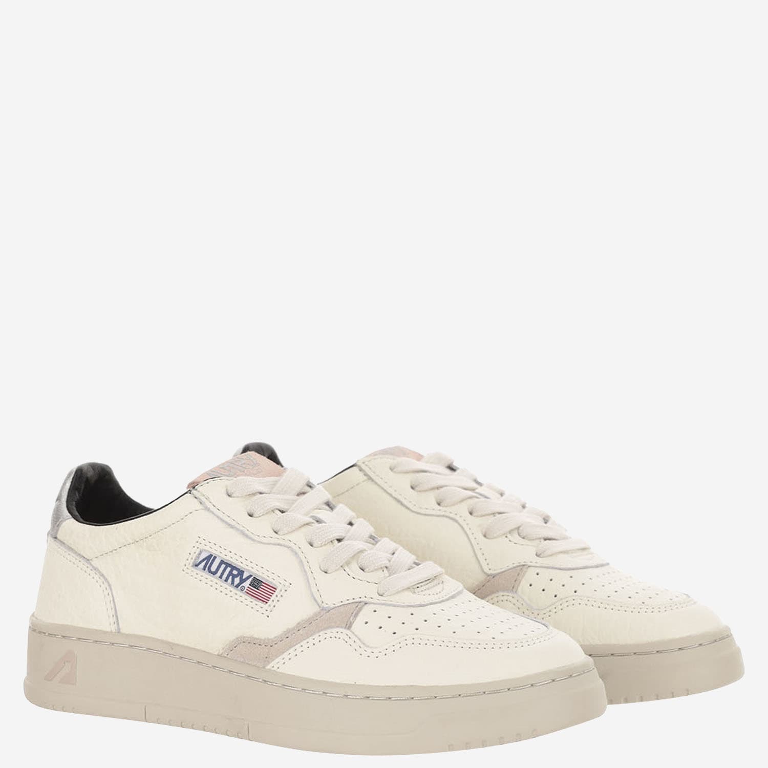 Shop Autry Medalist Low Leather Sneakers