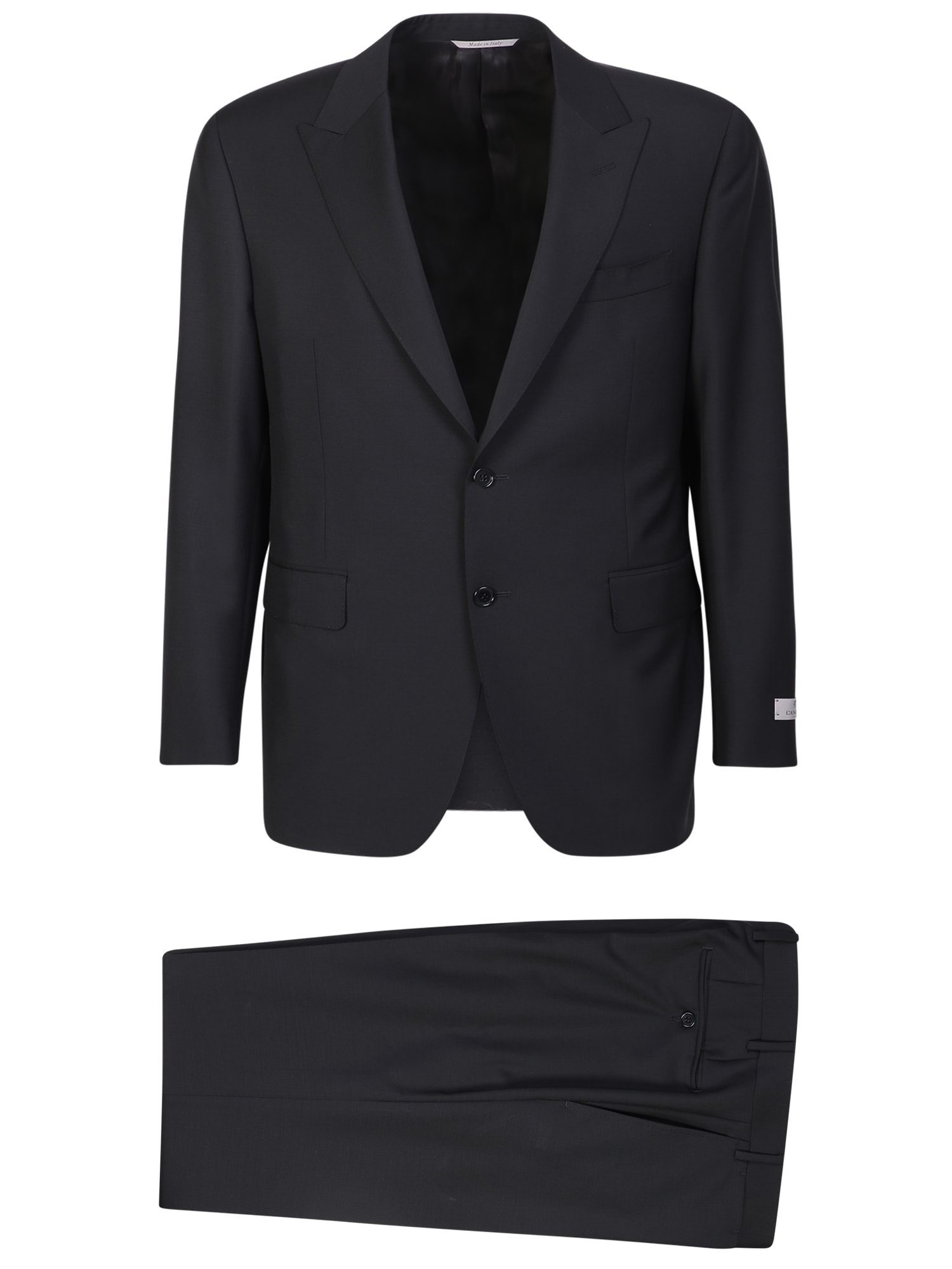 Canali Black Single-breasted Suit