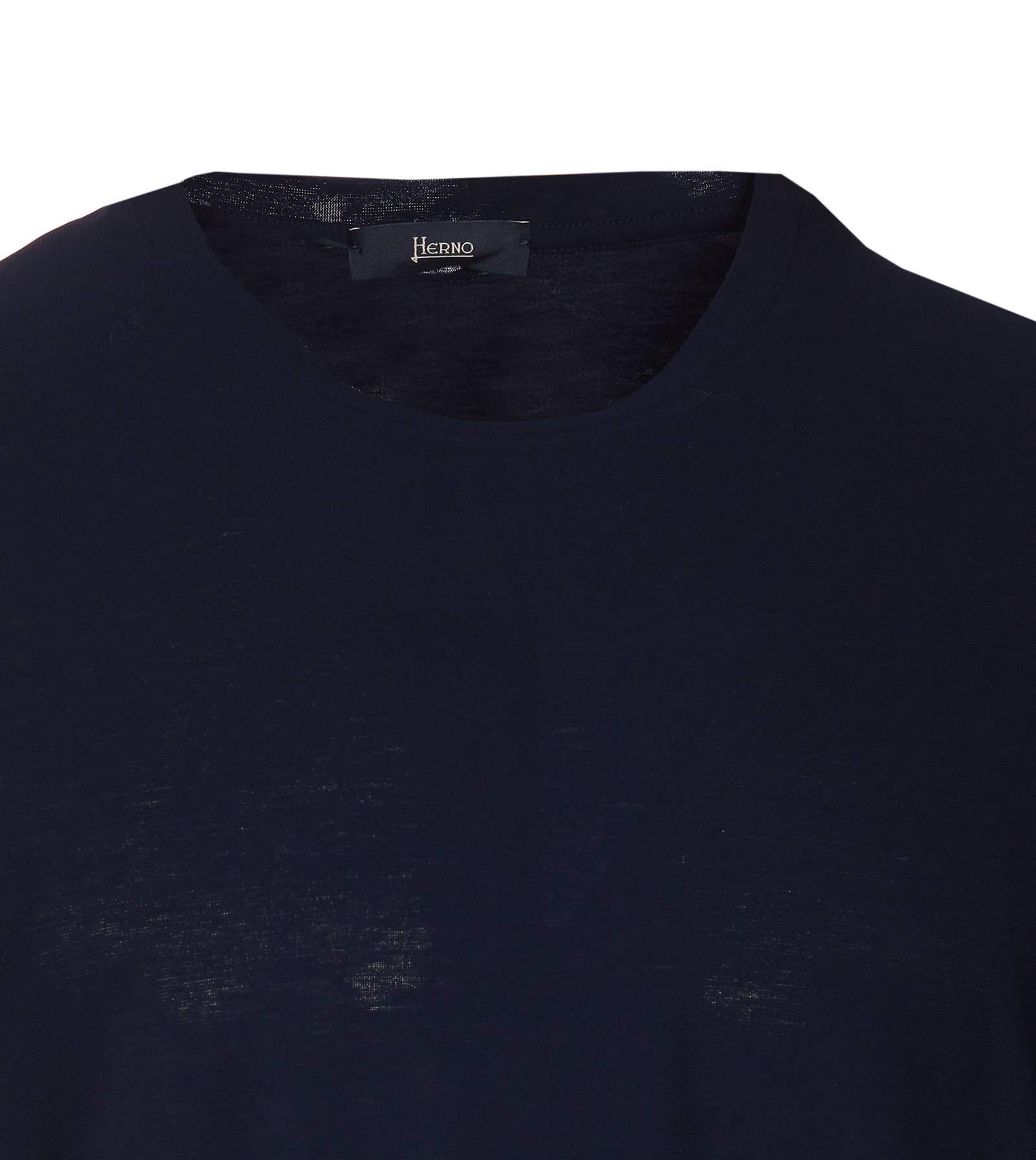 Shop Herno Jersey Crepe T-shirt In Blue