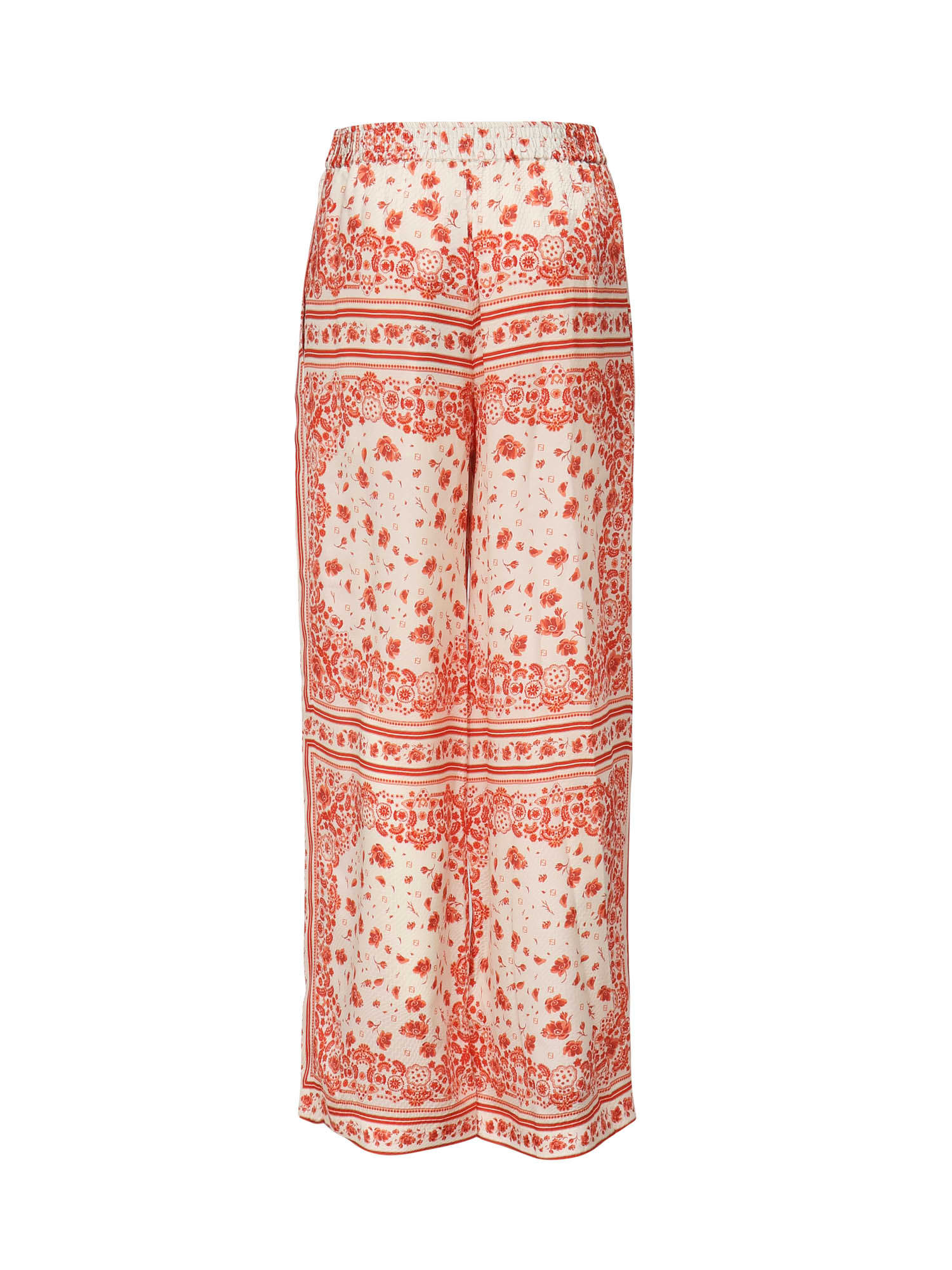 Fendi Bandana-print Trousers In Red