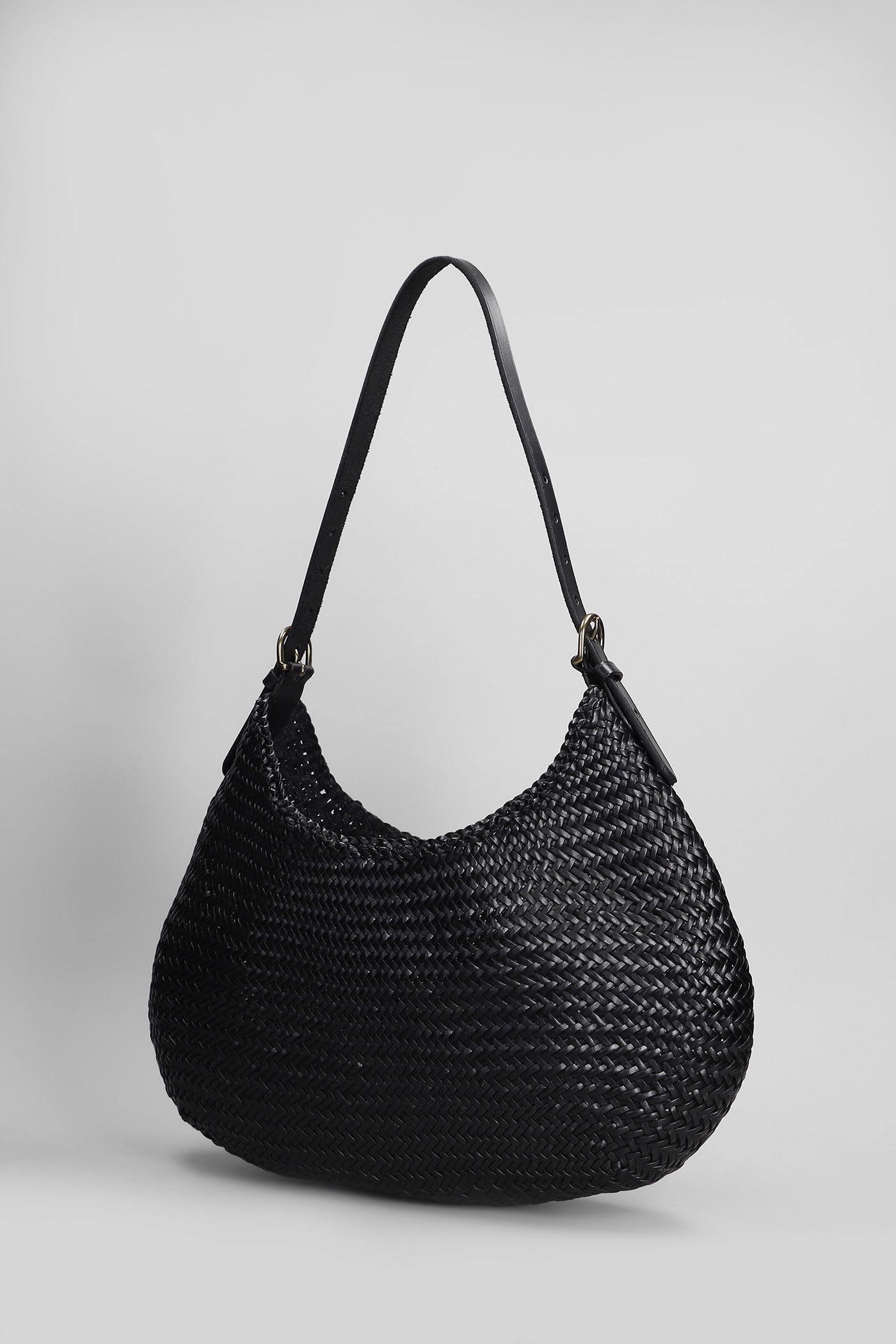 Dragon Diffusion Half Moon Large Bag In Black