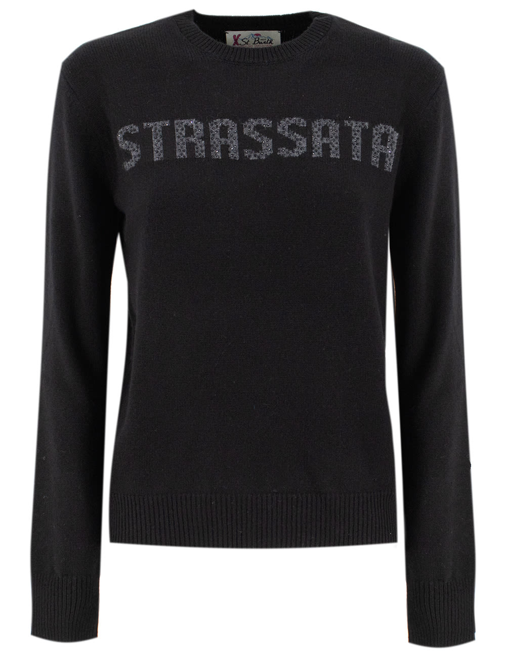 Shop Mc2 Saint Barth Jumper In Strassata 00 Strass