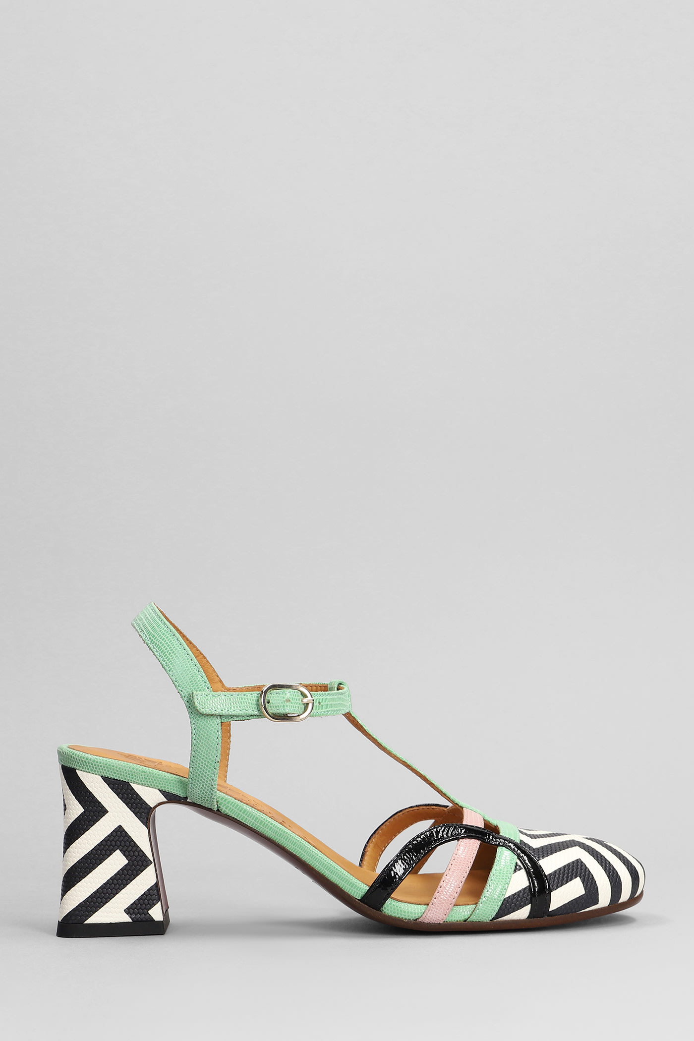 Fendy Pumps In Green Leather