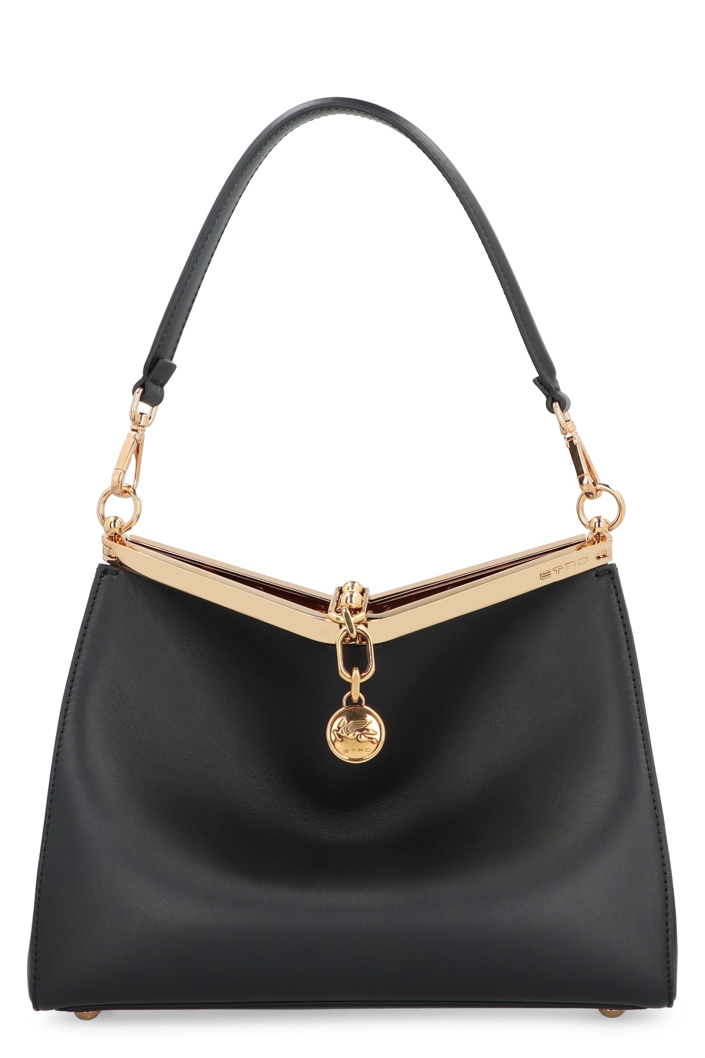 Shop Etro Vela Leather Shoulder Bag