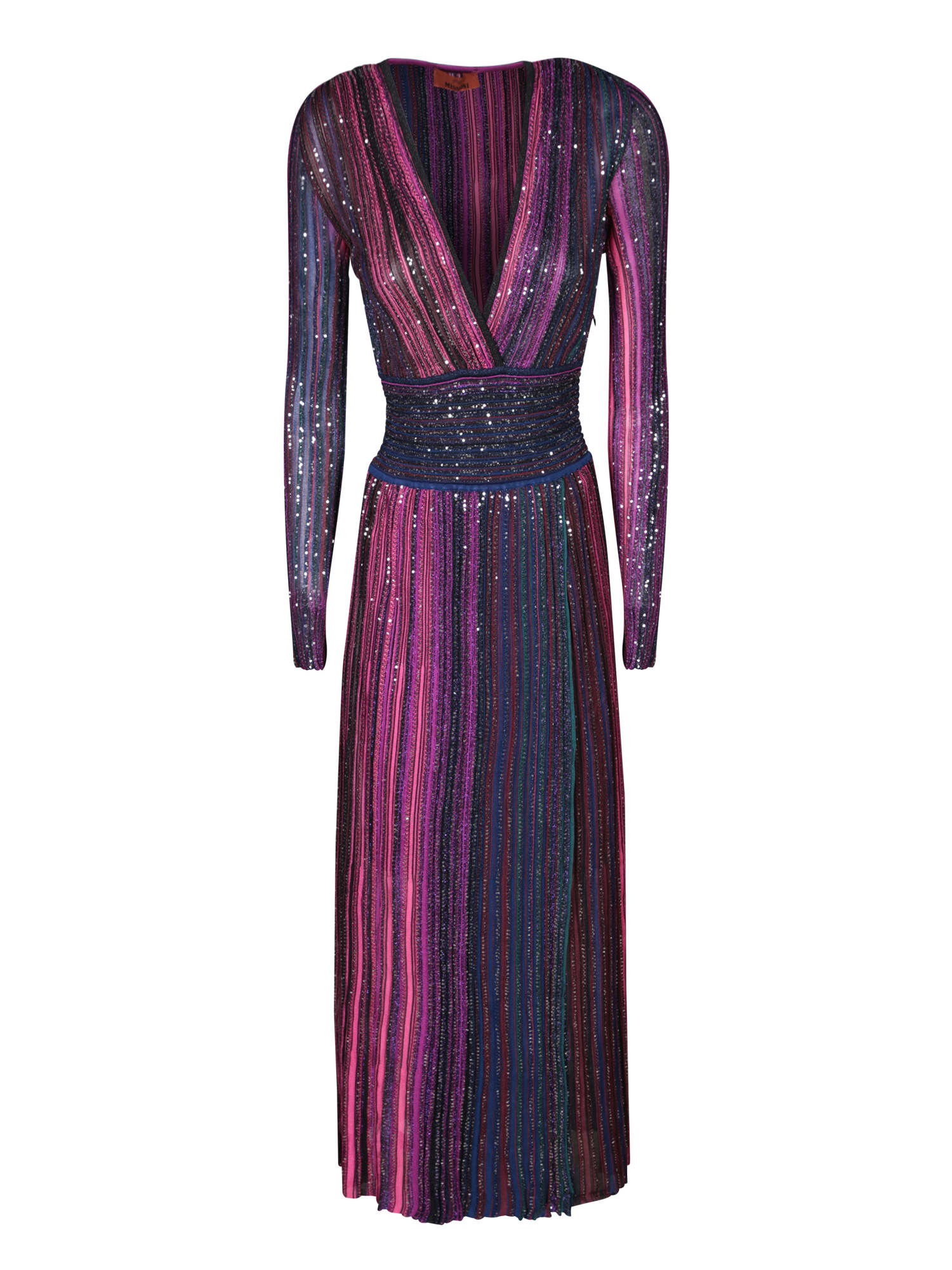 Sequin-embellished Multicolor Dress