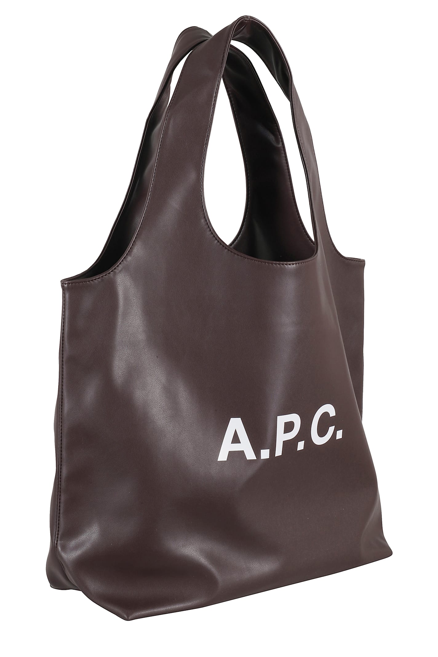 Apc Tote Ninon In Brown