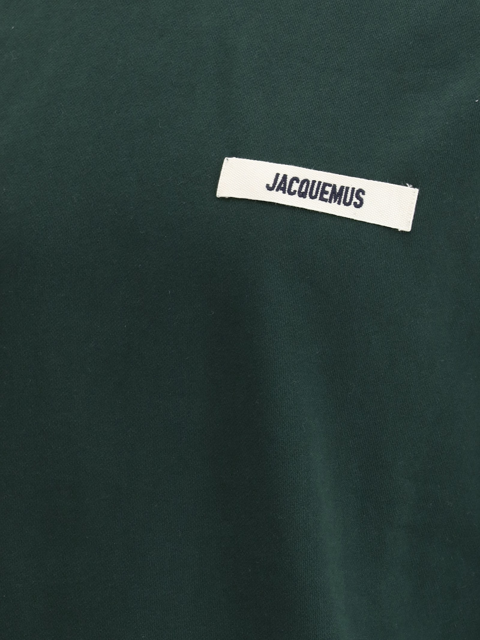 Shop Jacquemus Logoed Hoodie In Dark Green 2