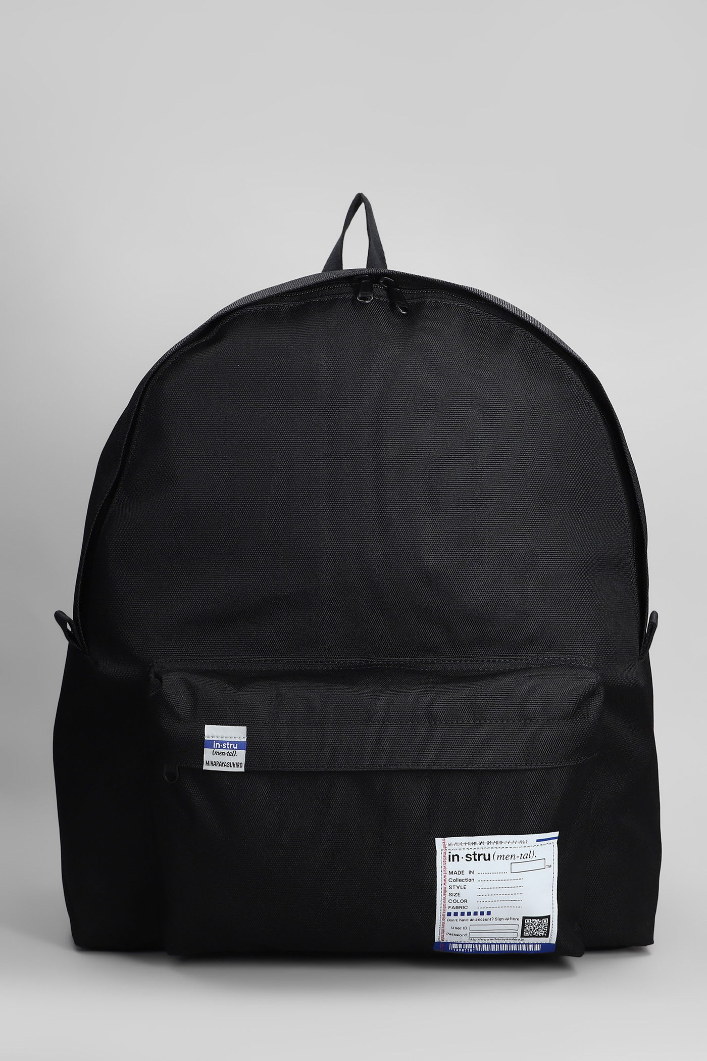 Miharayasuhiro Backpack In Black Nylon In Black