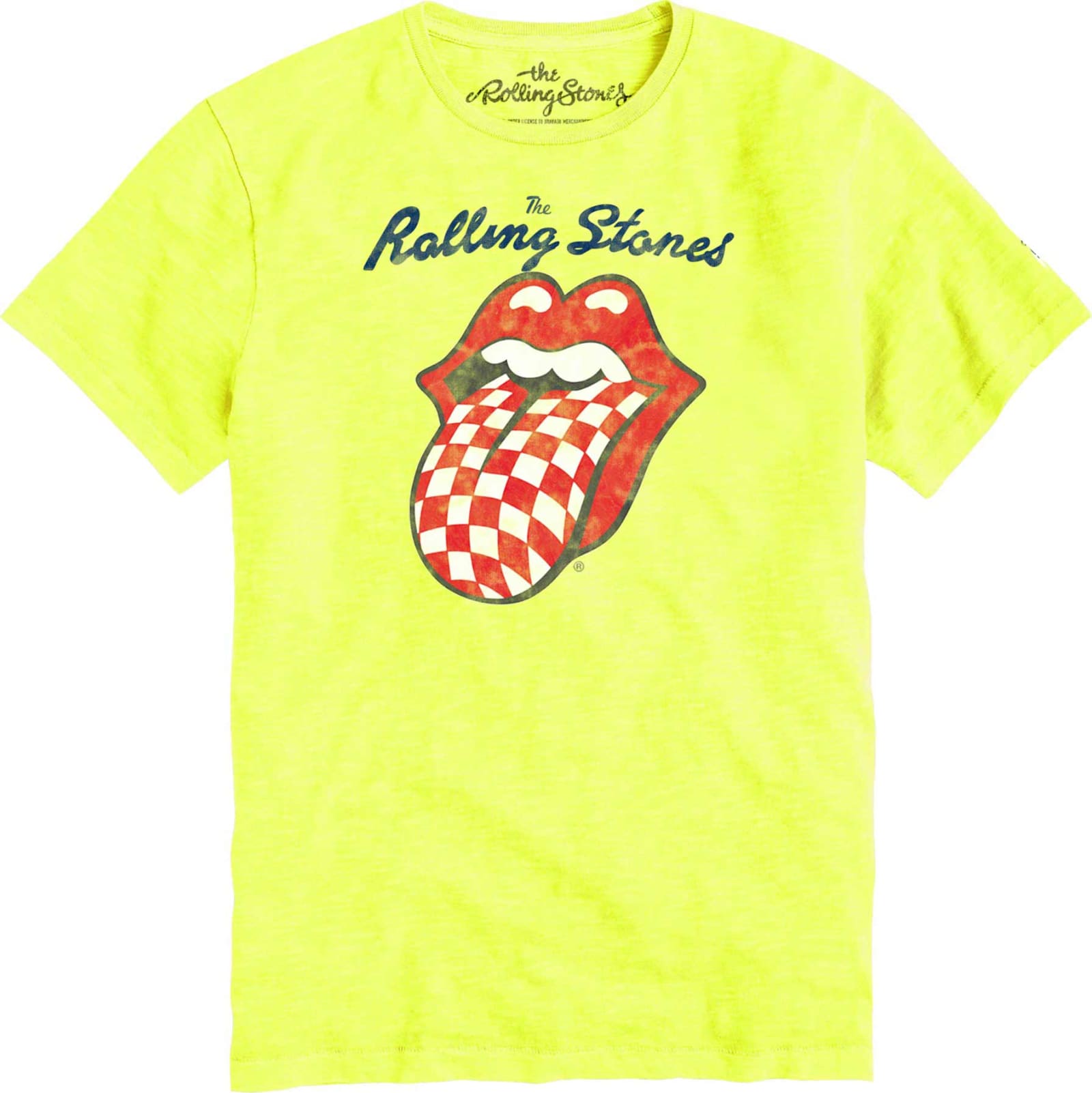 Mc2 Saint Barth Rolling Stones® Yellow Fluo Mans T-shirt