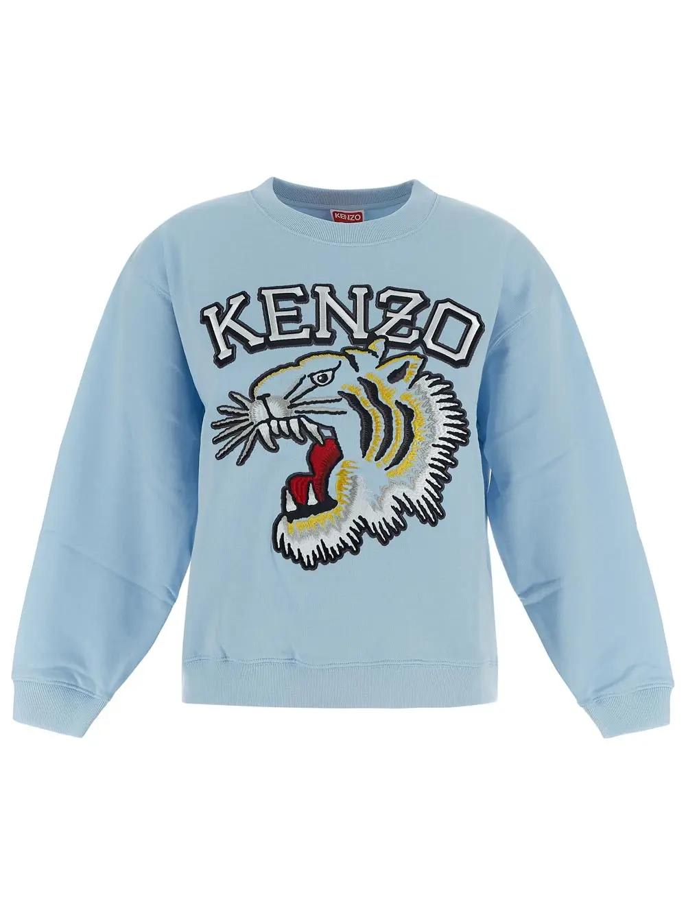 Shop Kenzo Tiger Varsity Regular Sweatshirt In Non Definito